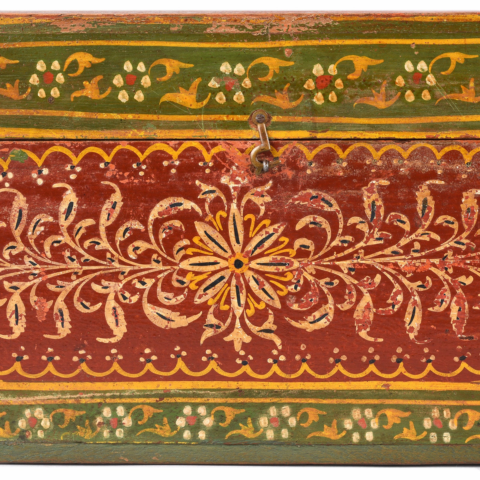 Painted Jain Prayer Book Box From Gujarat - Ca 1900 - Image 3