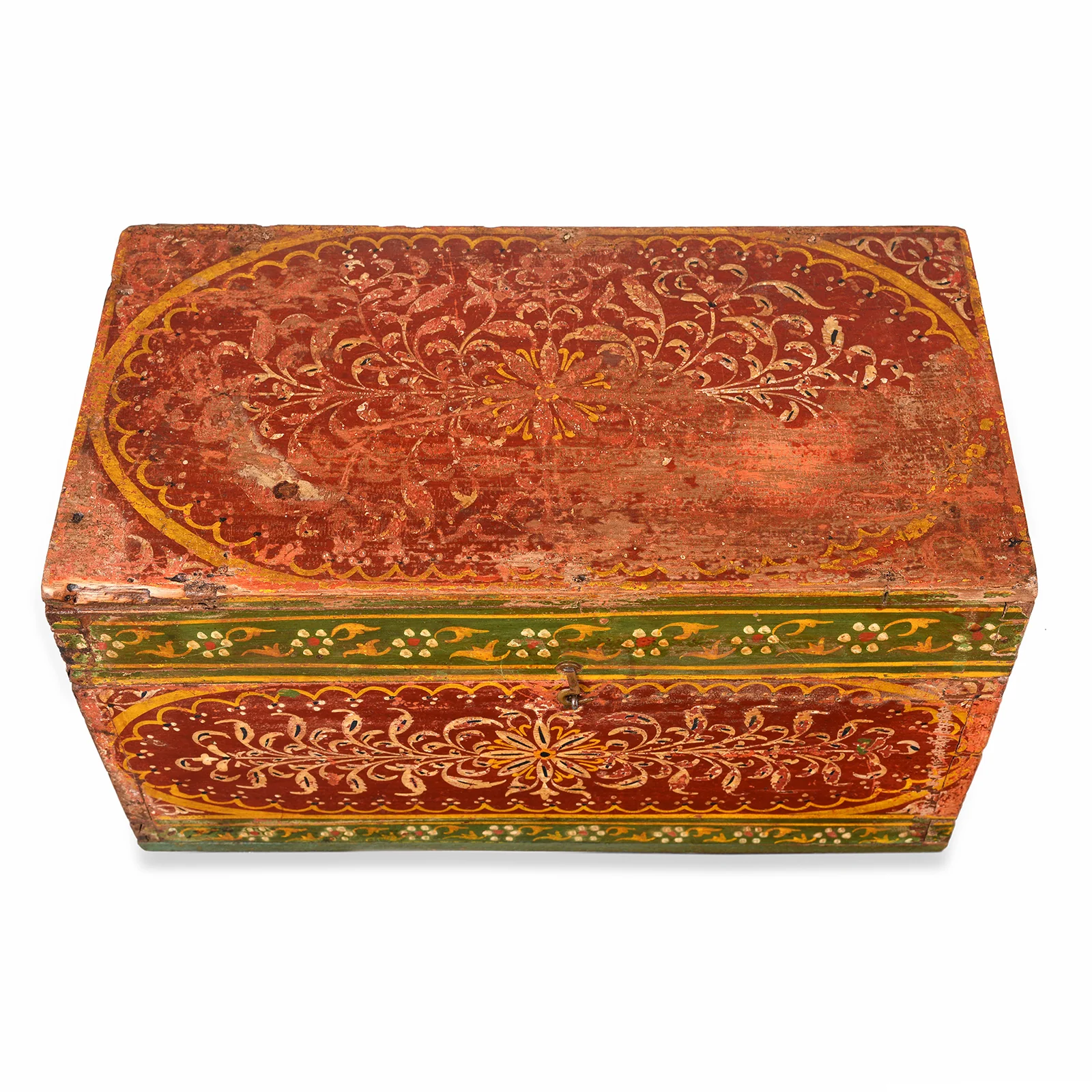 Painted Jain Prayer Book Box From Gujarat - Ca 1900 - Image 5