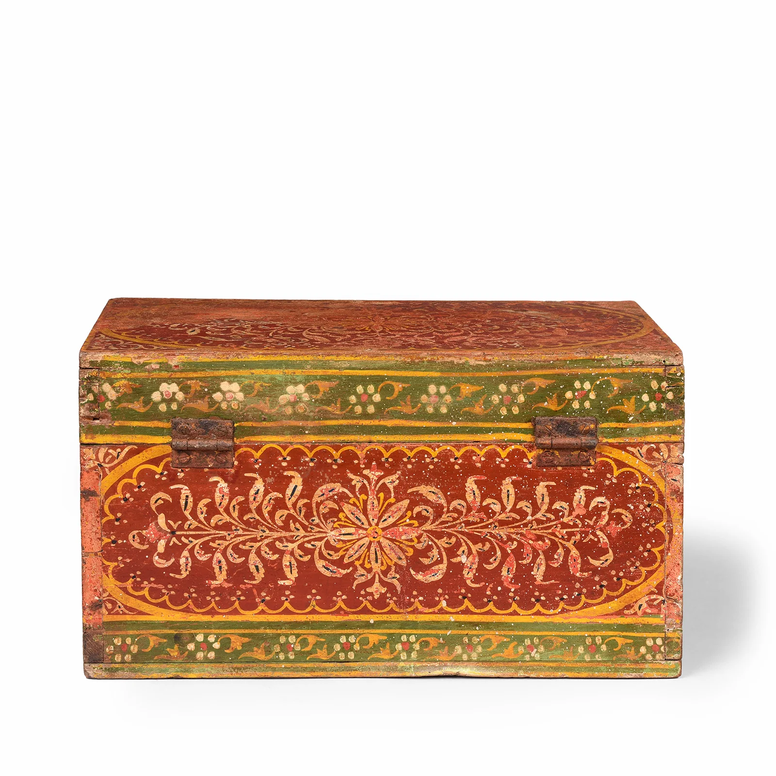 Painted Jain Prayer Book Box From Gujarat - Ca 1900 - Image 6