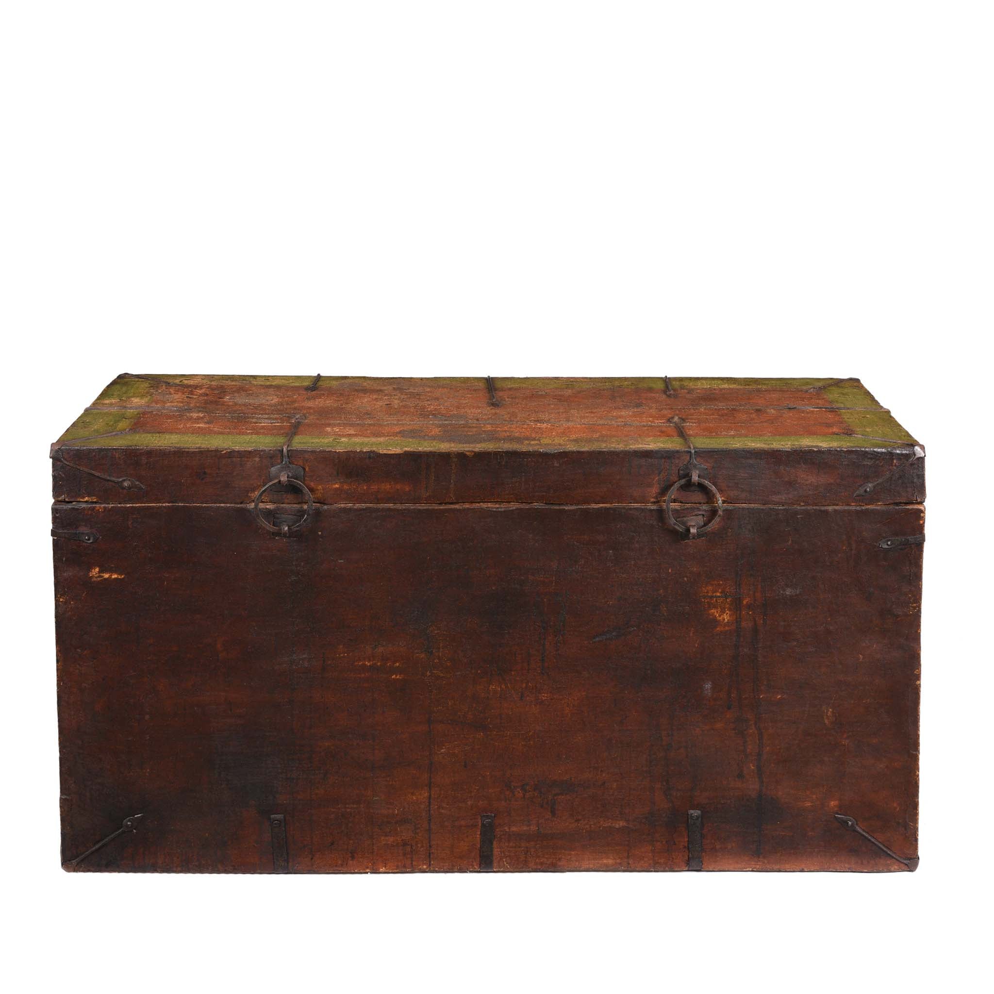 Painted Tibetan Storage Chest - 17th Century - Image 13