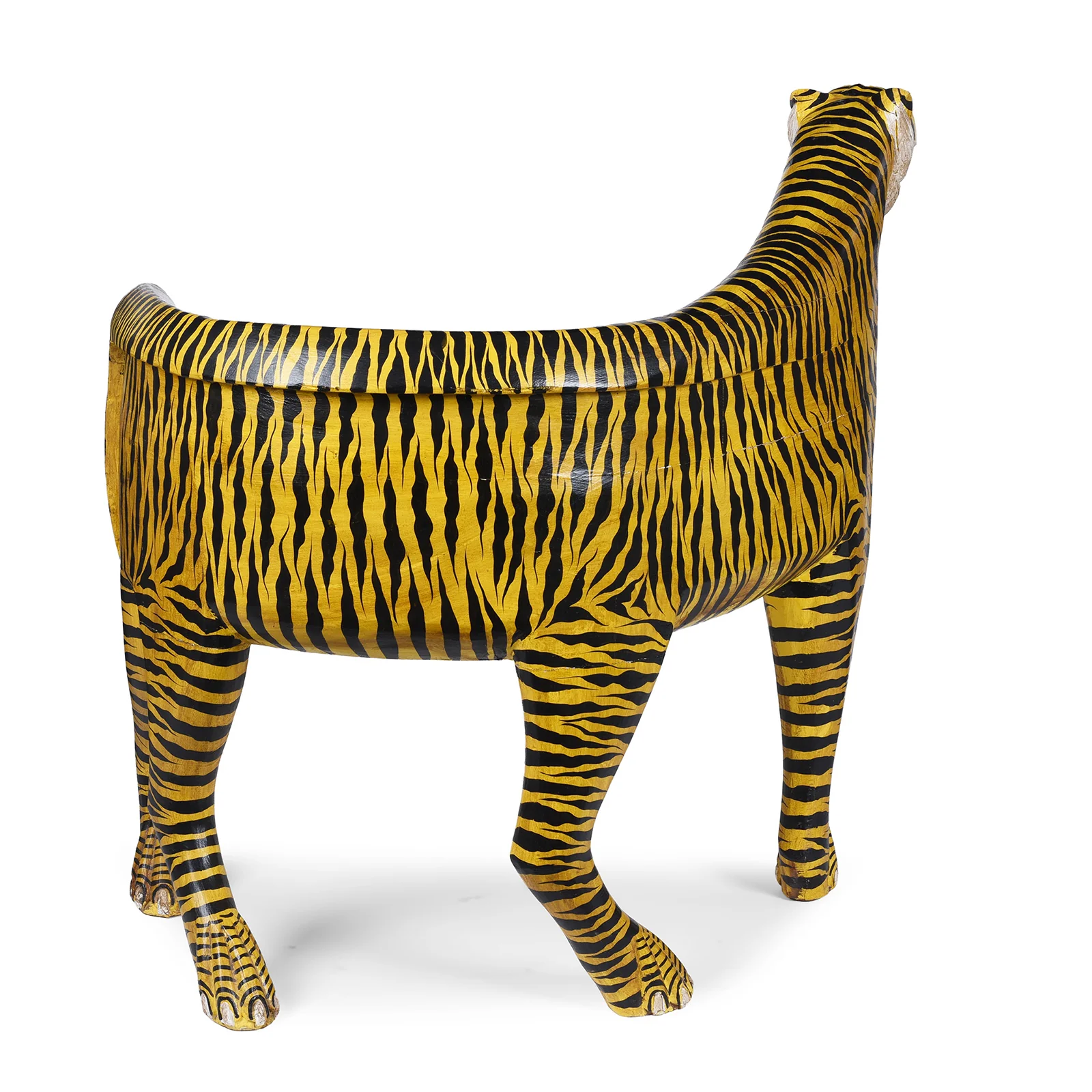 Painted Indian Tiger Chair - Image 10