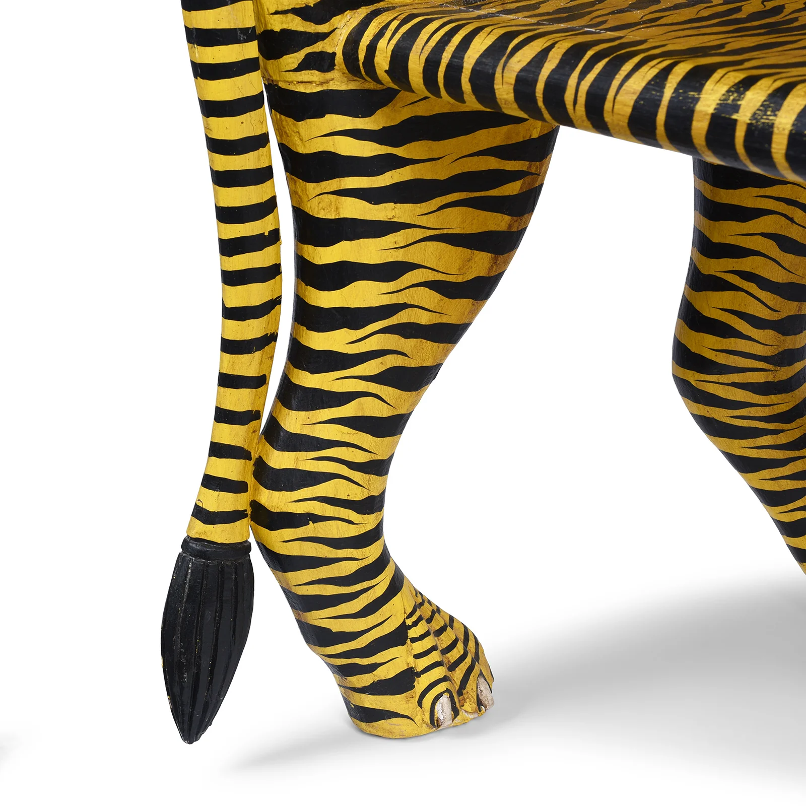 Painted Indian Tiger Chair - Image 5