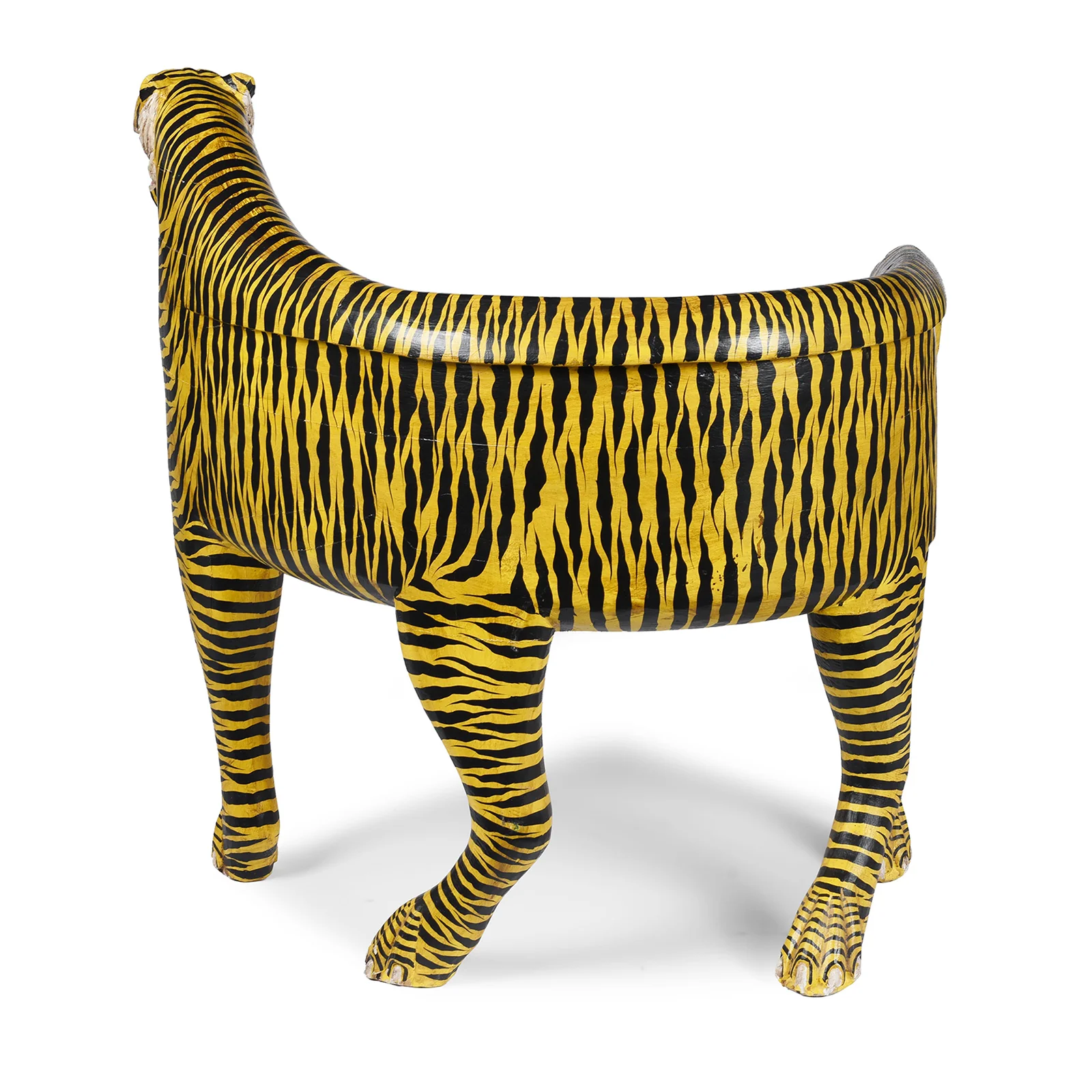 Painted Indian Tiger Chair - Image 6
