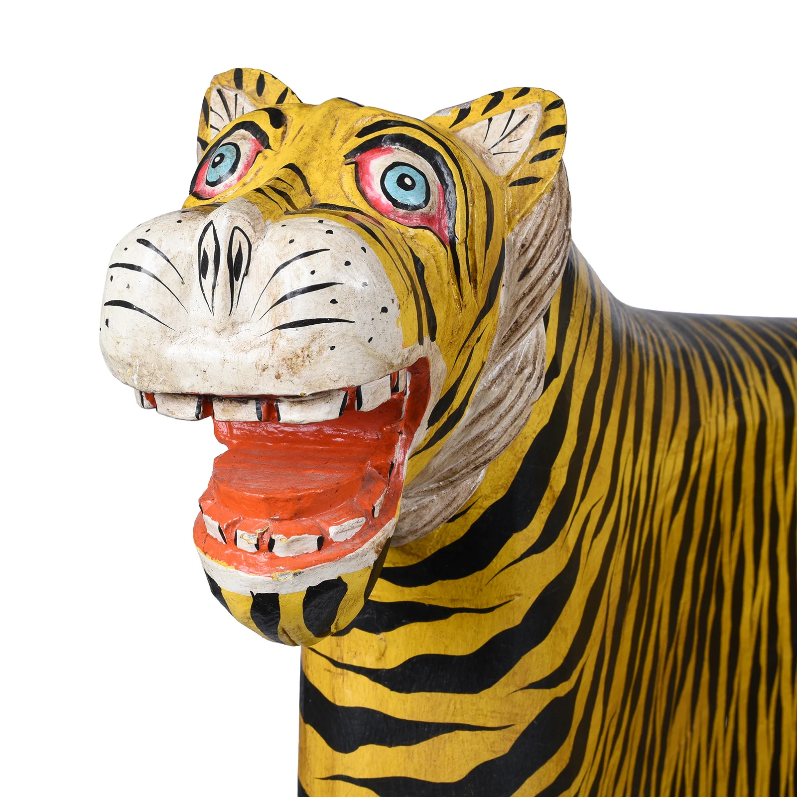Painted Indian Tiger Chair - Image 8