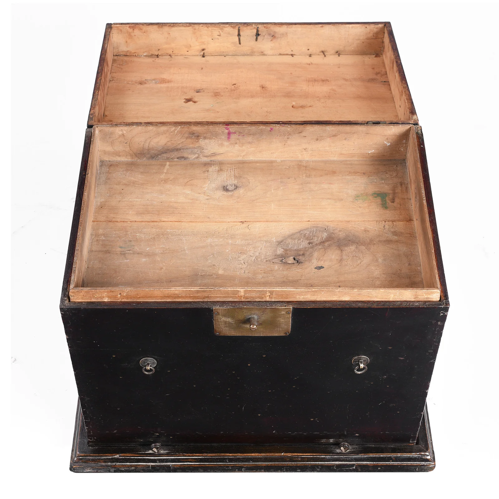Pair Of Black Lacquer Camphor Chests - 19th Century - Image 5