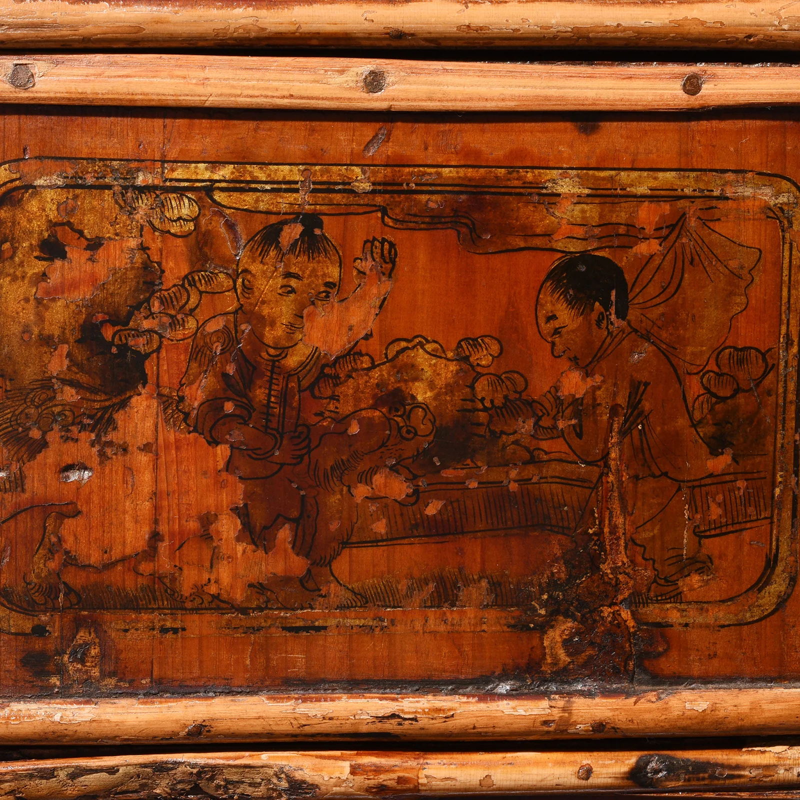 Pair of Chinese Wedding Baskets From South China - ca 1920 - Image 13