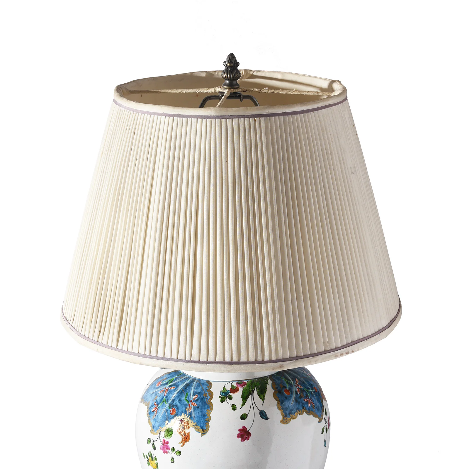 Vintage Temple Jar Lamp With Shade - Image 5
