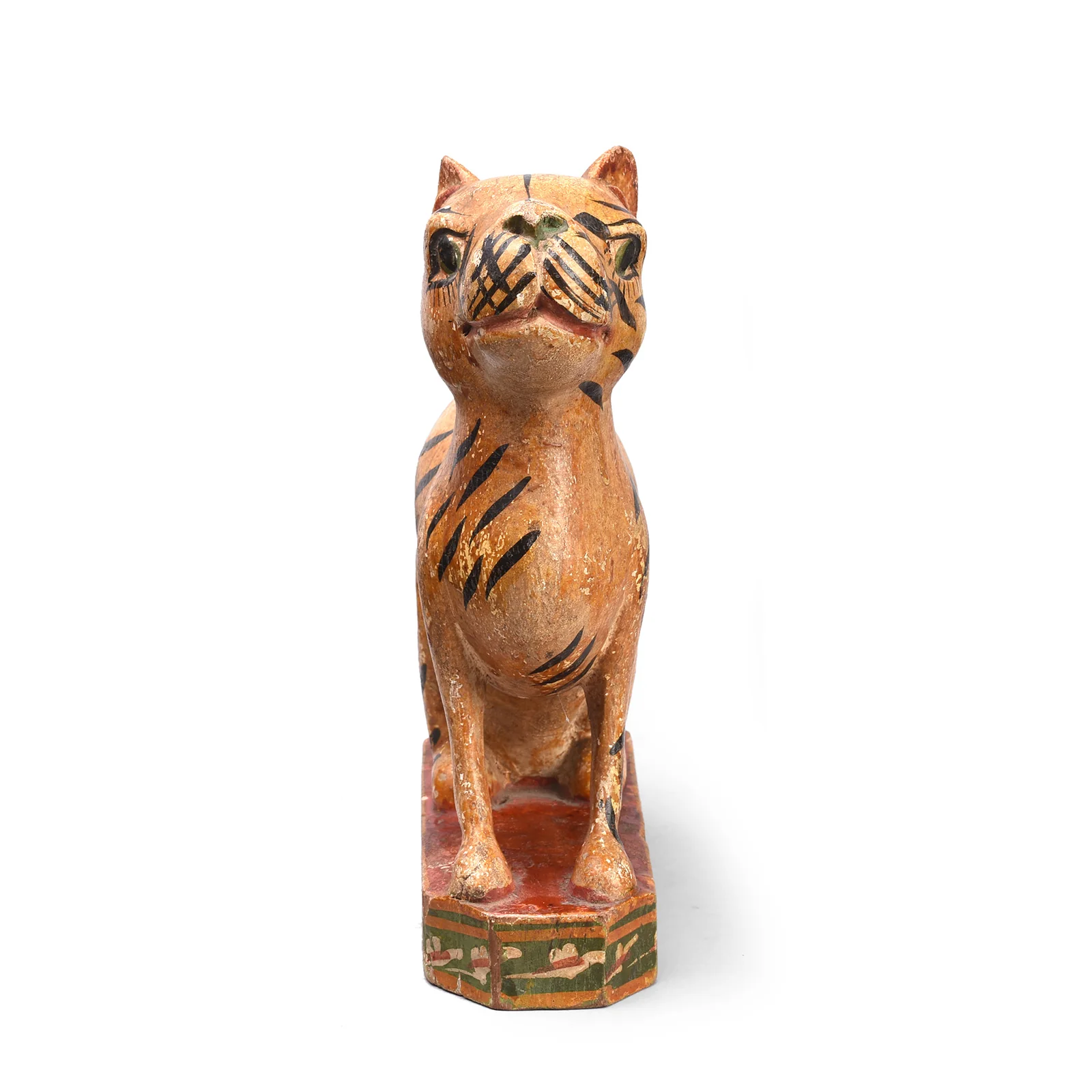 Polychromed Indian Tiger Figure From Surat - Ca 1920 - Image 4