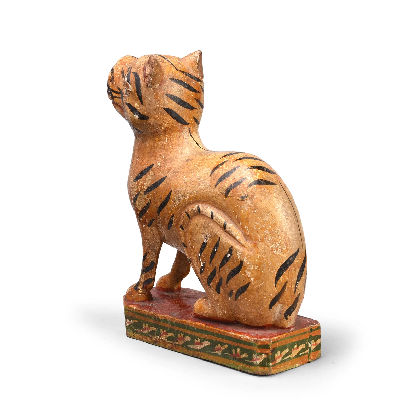 Polychromed Indian Tiger Figure From Surat - Ca 1920 - Image 5