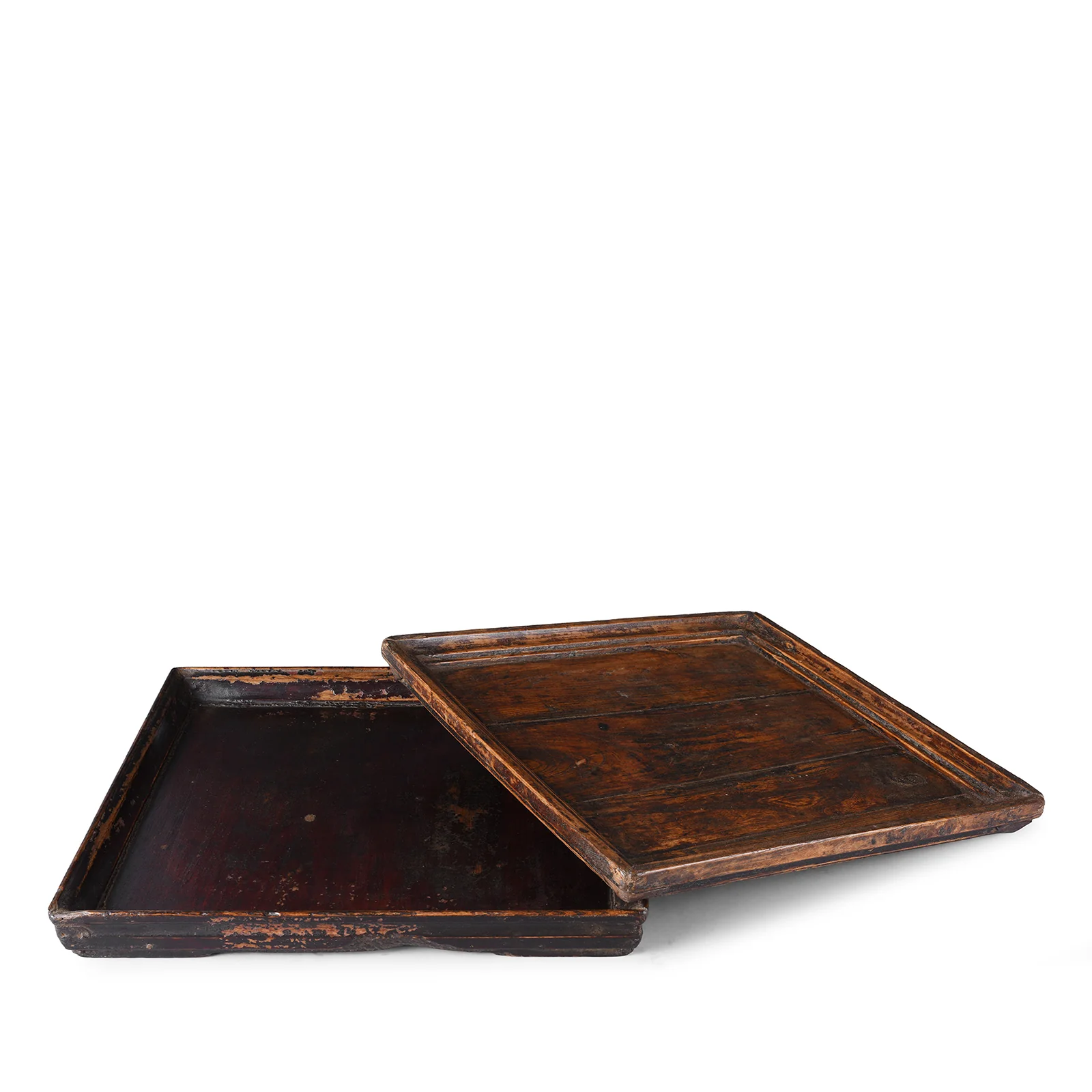 Chinese Square Tea Tray - Ca 80 Years Old