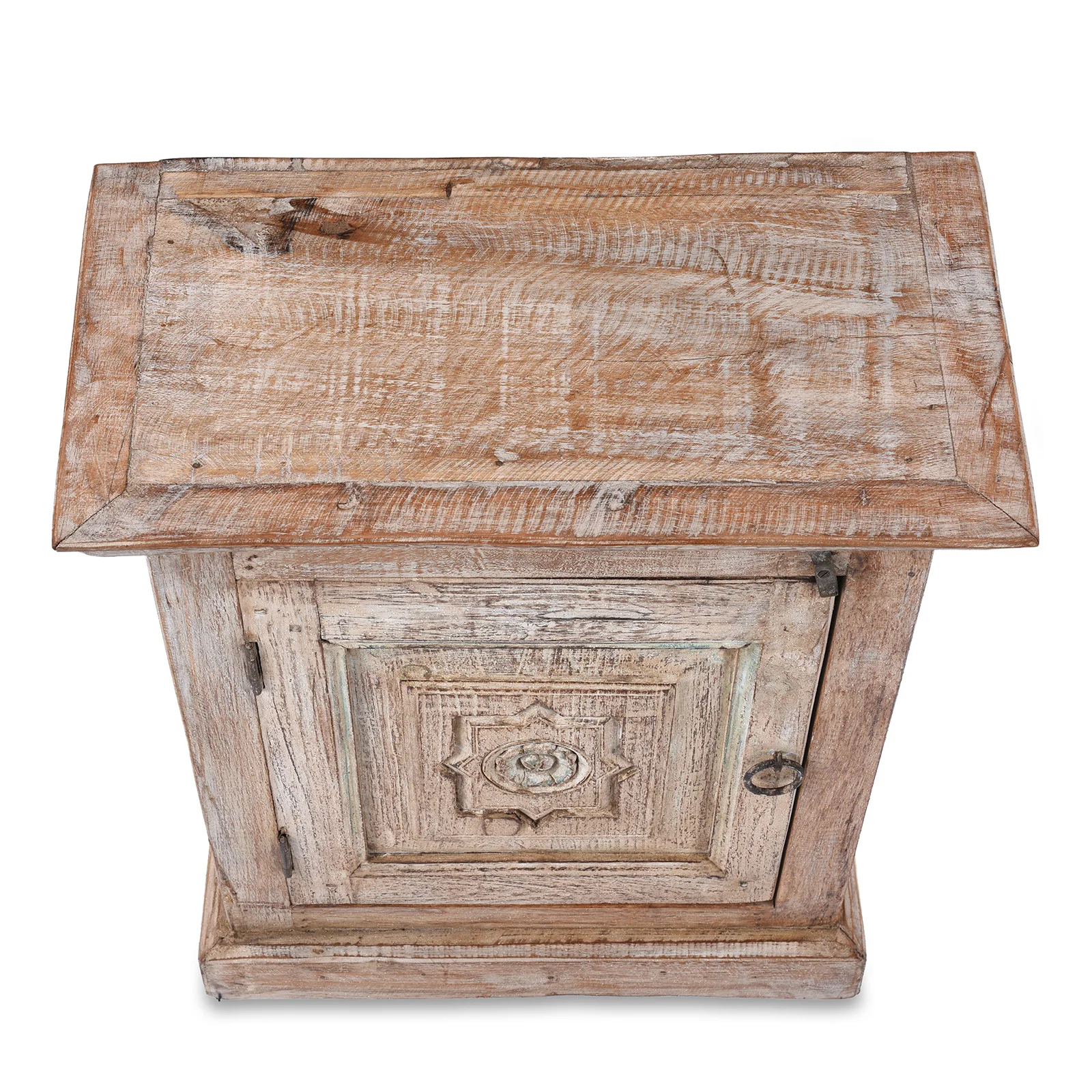 Bedside Cabinet Made From Reclaimed Teak - Image 6