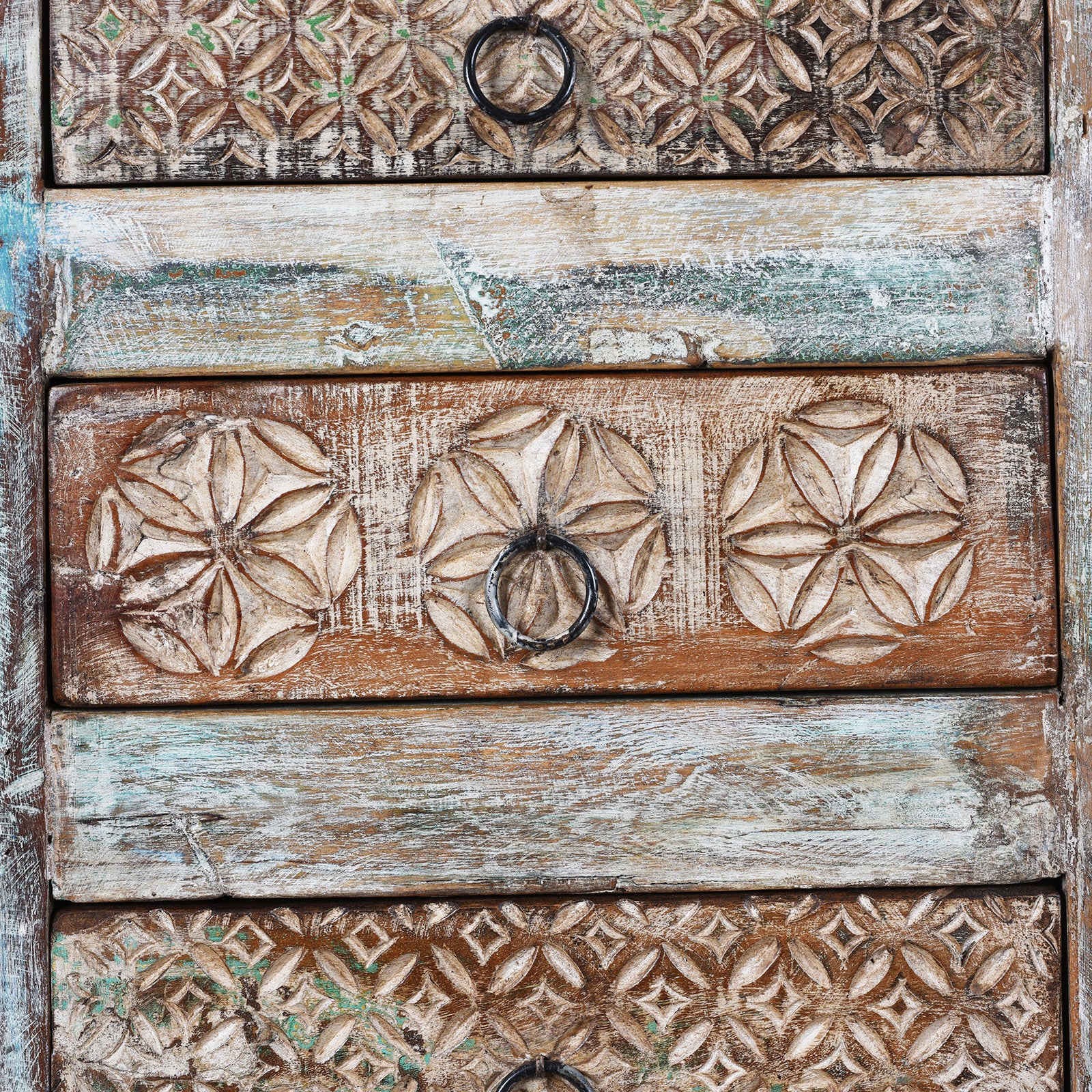 Reclaimed Teak Chest Of Drawers - Image 6