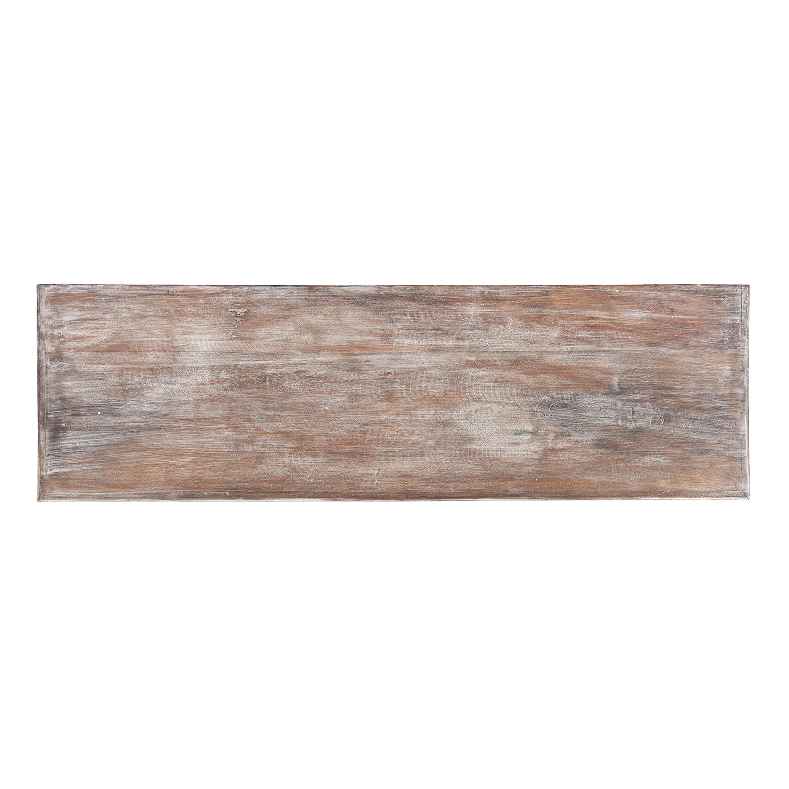 Painted Console Table Made From Reclaimed Teak - Image 7