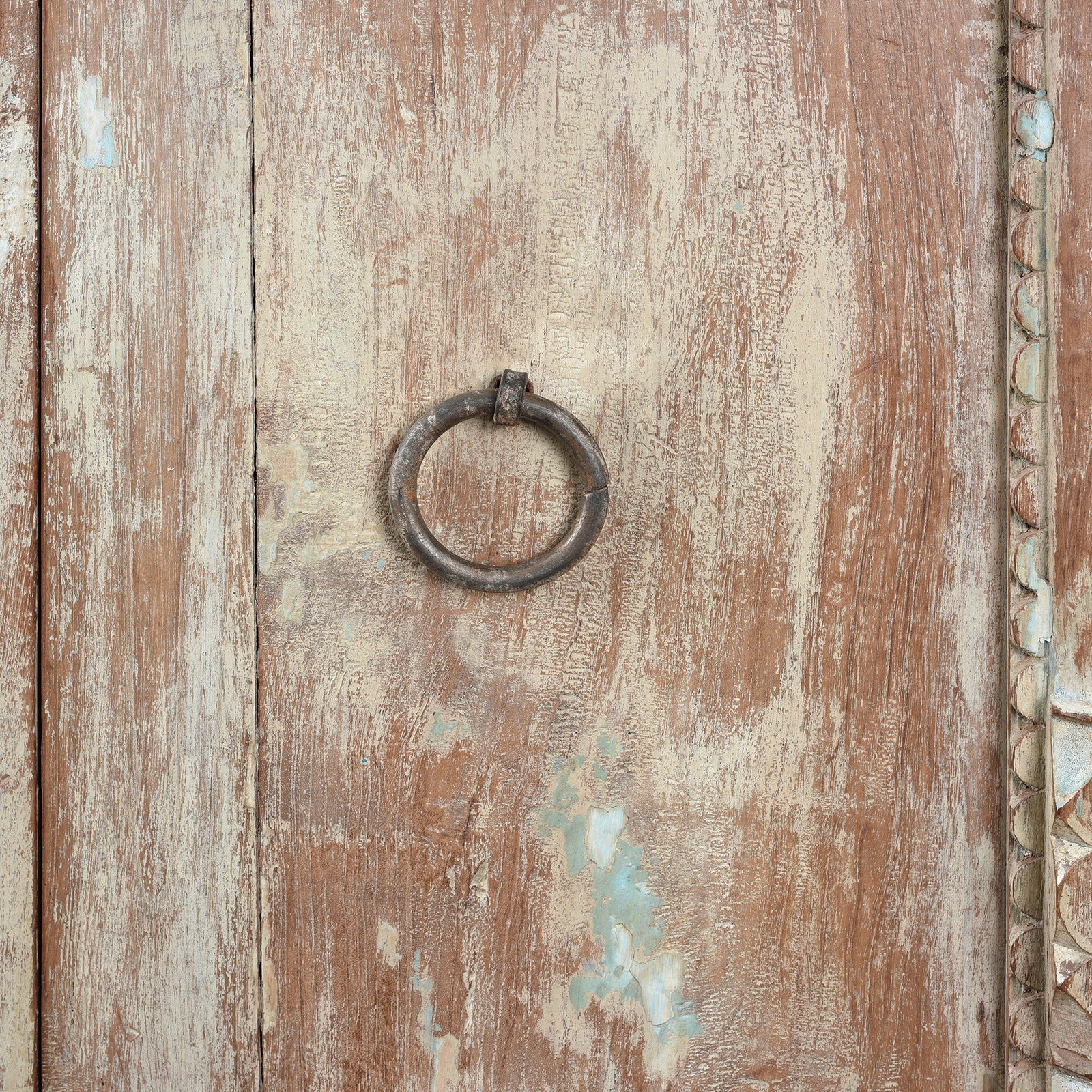 Reclaimed Teak Side Cabinet With Painted Finish - Image 7