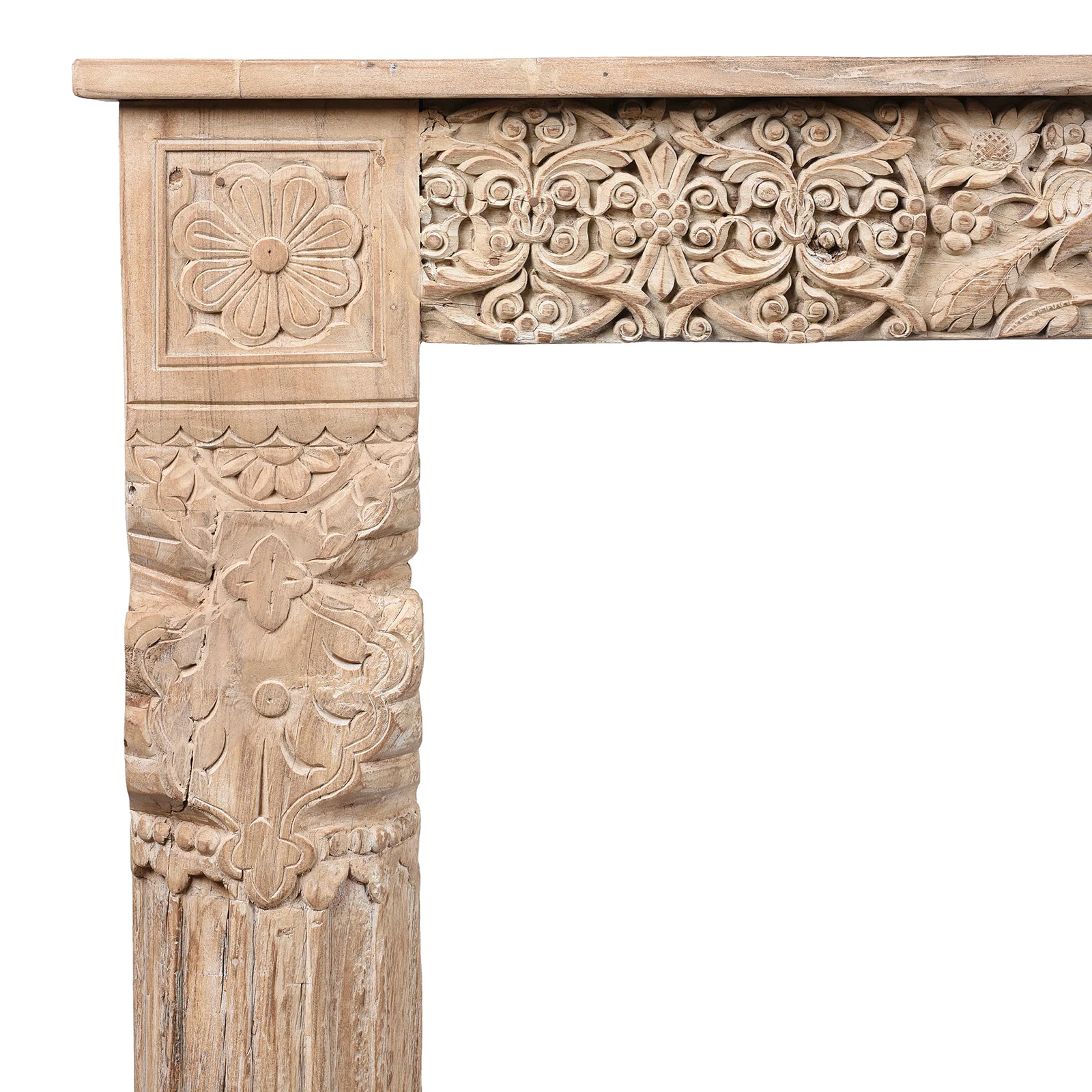 Bleached Console Table Made From Reclaimed Teak - Image 2