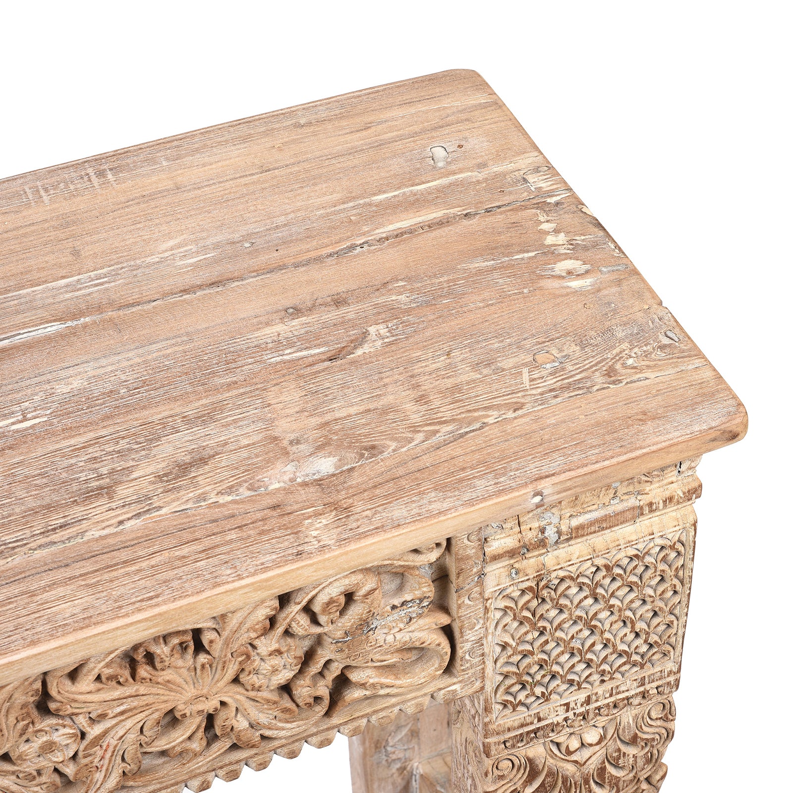 Reclaimed Teak Console Table - Image 11