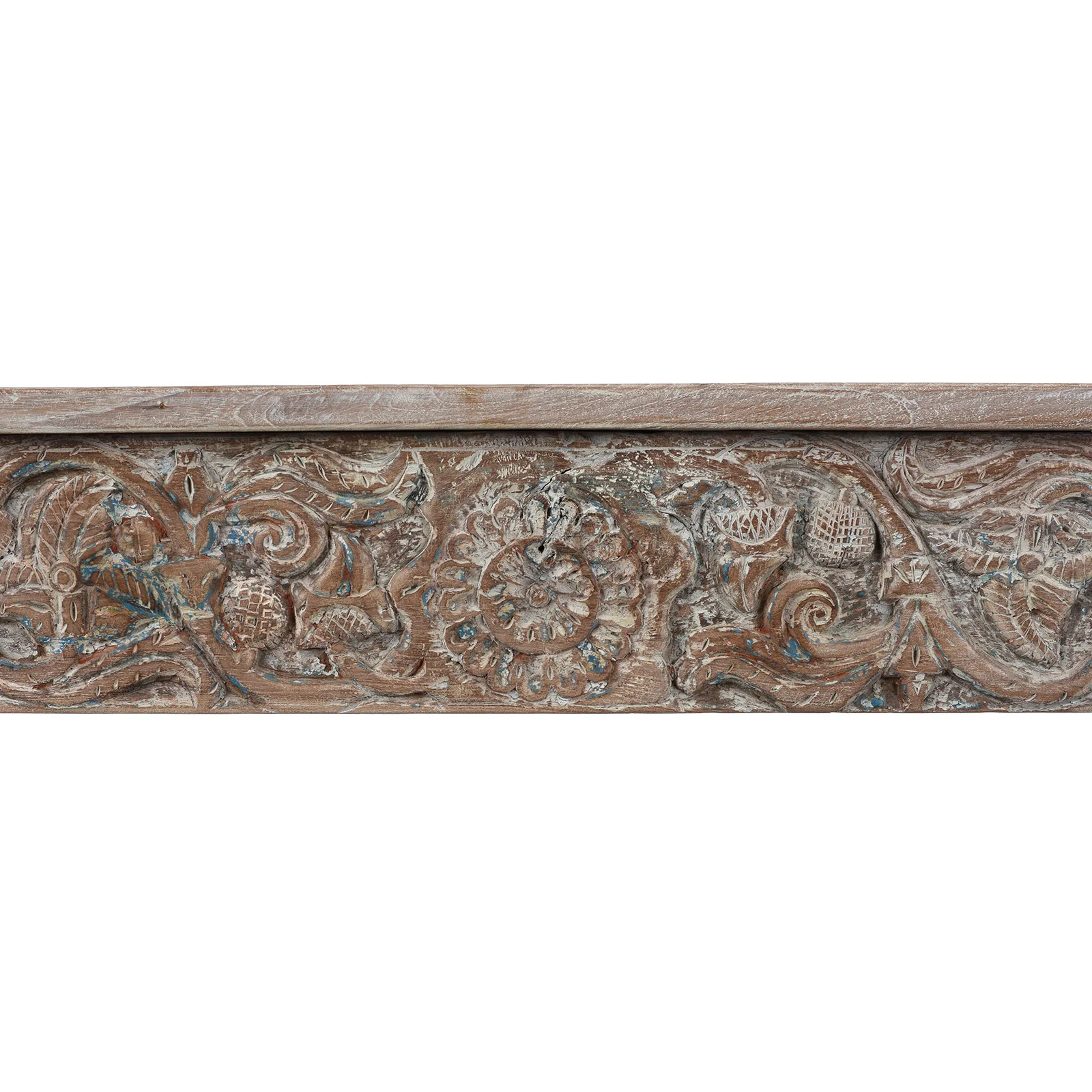 Reclaimed Teak Console Table With Painted Finish - Image 4