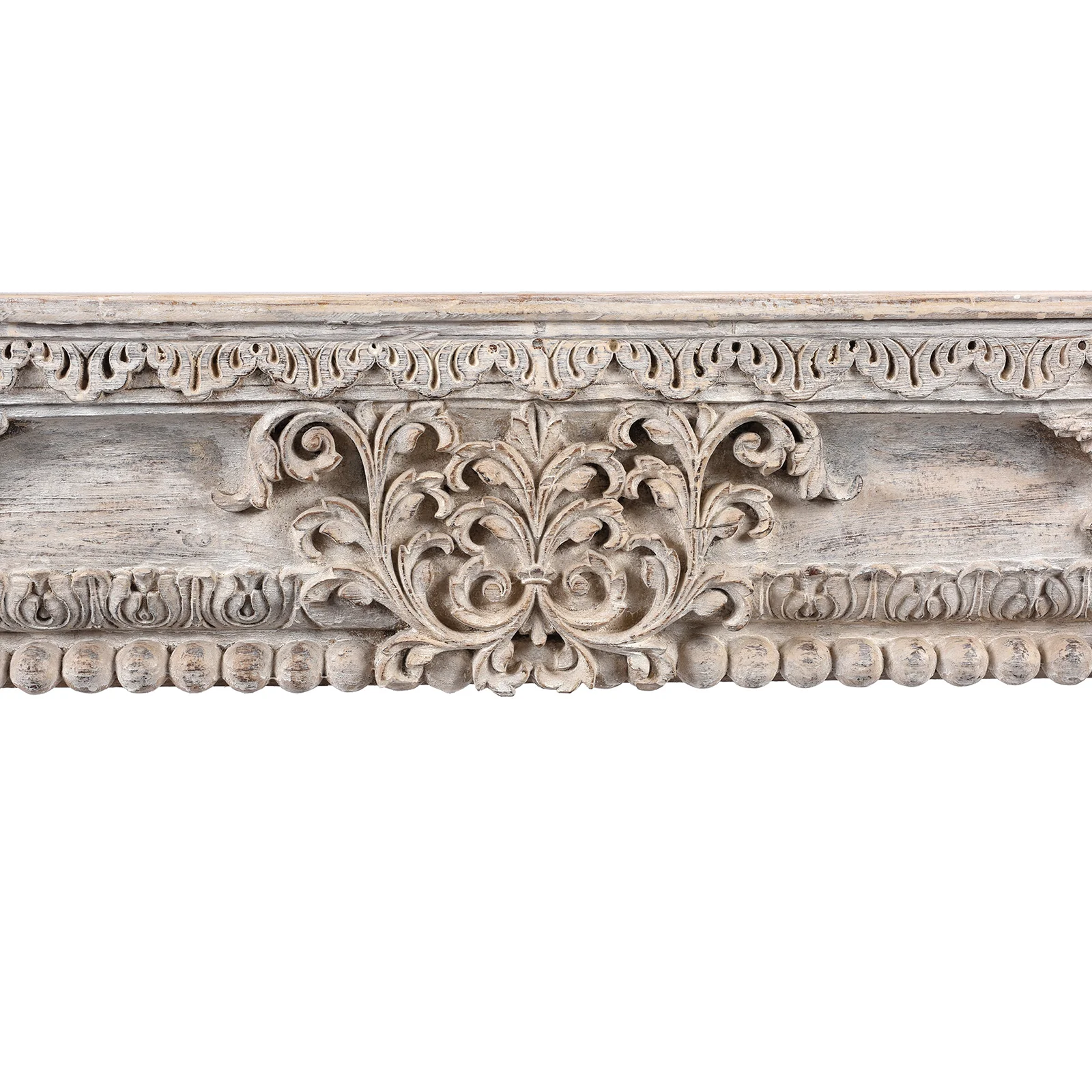 White Reclaimed Teak Console Table - Image 8