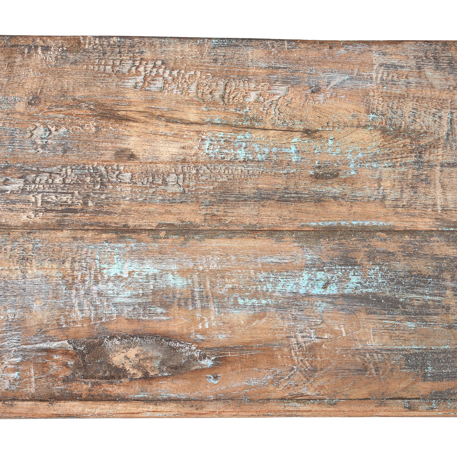 Painted Reclaimed Teak Console Table - Image 8