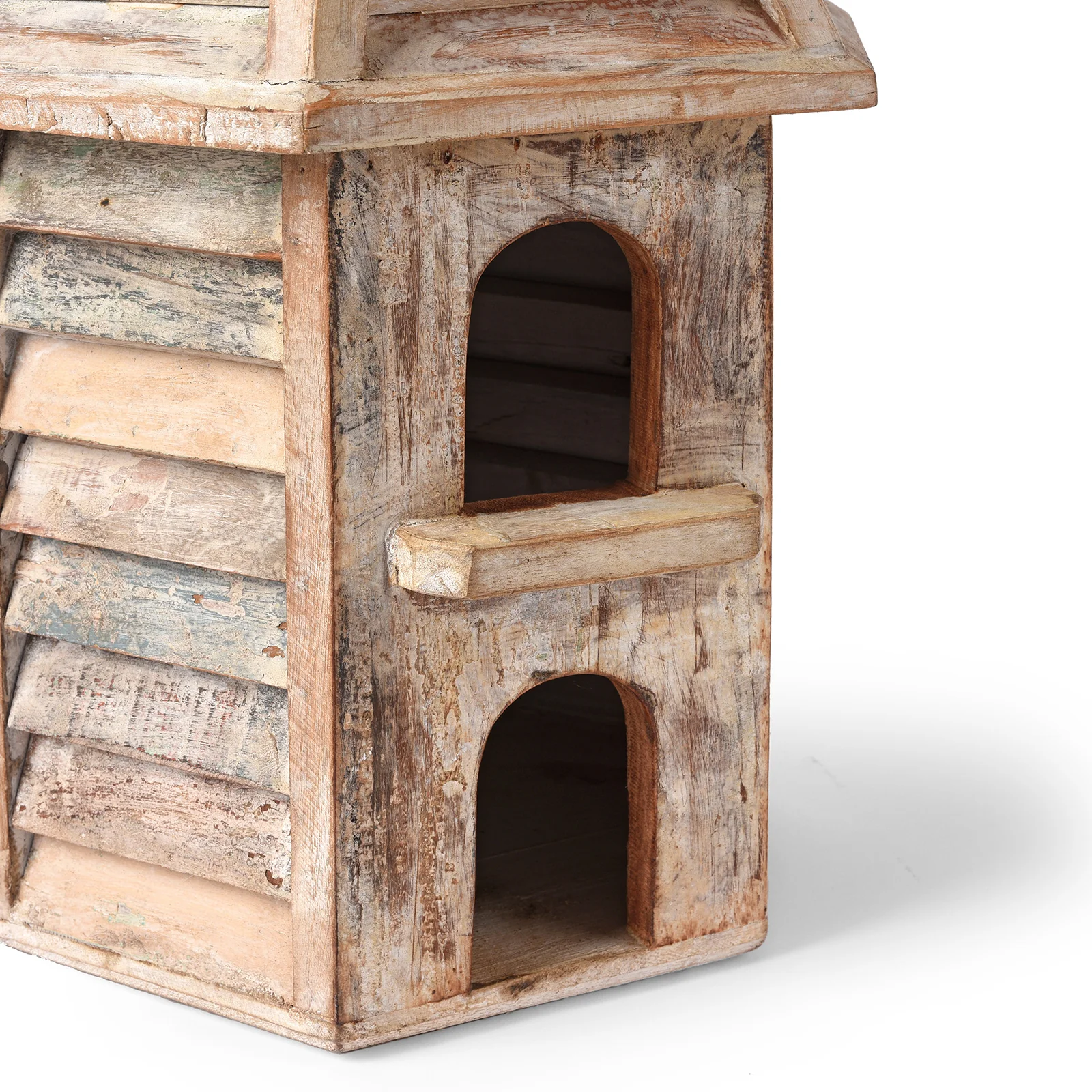 Painted Bird House Made From Reclaimed Wood - Image 4