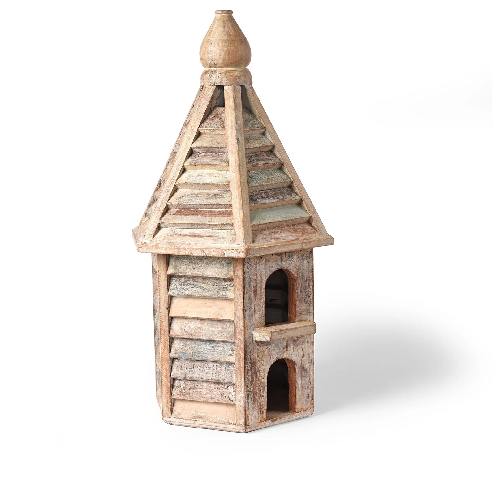 Painted Bird House Made From Reclaimed Wood - Image 5