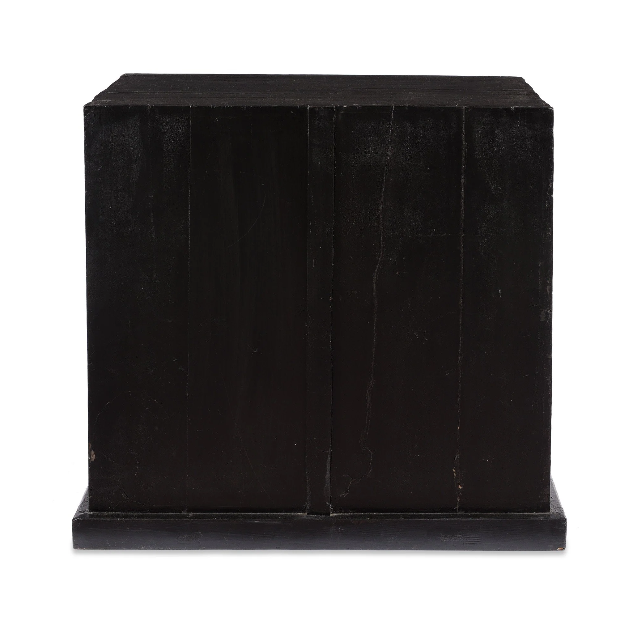 Black & Red Lacquer Book Cabinet from China - 19th Century - Image 11