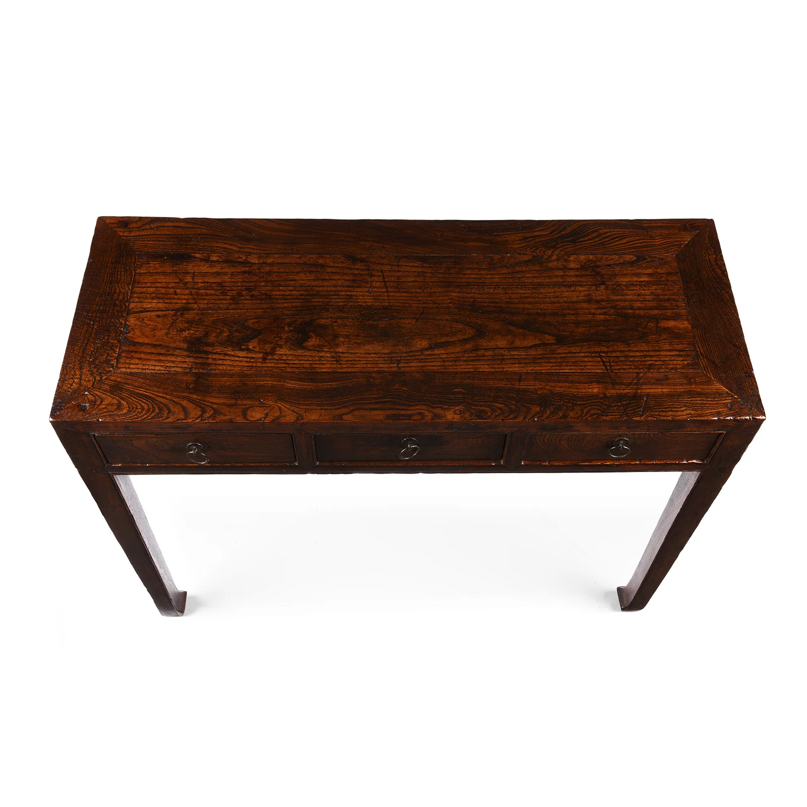 Red Elm Console Table From Shanxi - 19th Century - Image 4