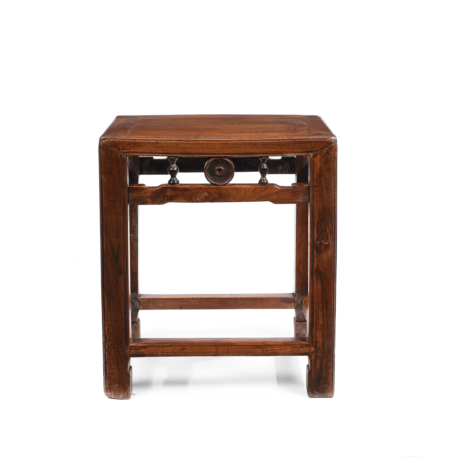 Chinese Red Elm Side Table From Jiangsu - 19thC - Image 4