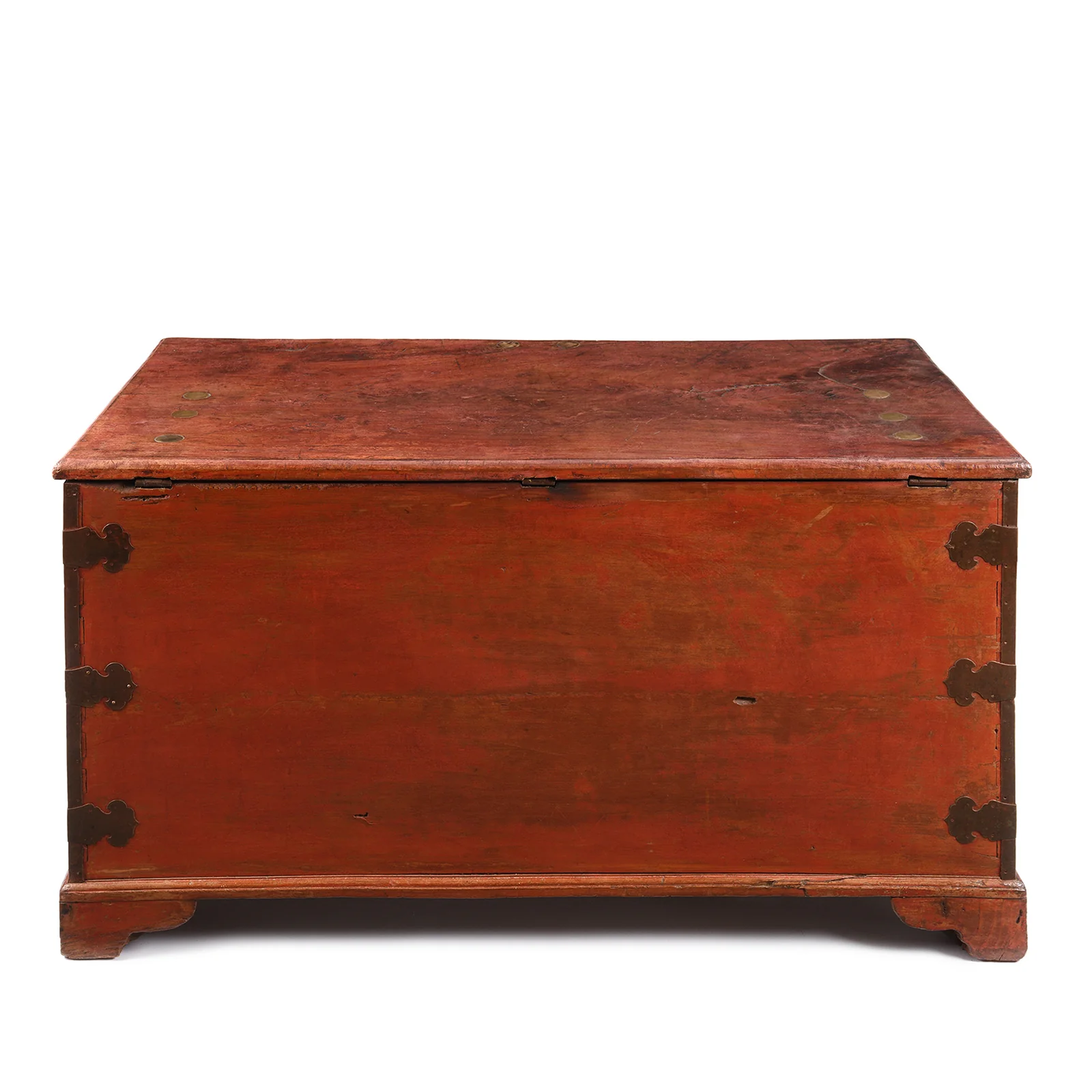 Red Lacquer Camphor Chinese Chest - 18th Century - Image 15