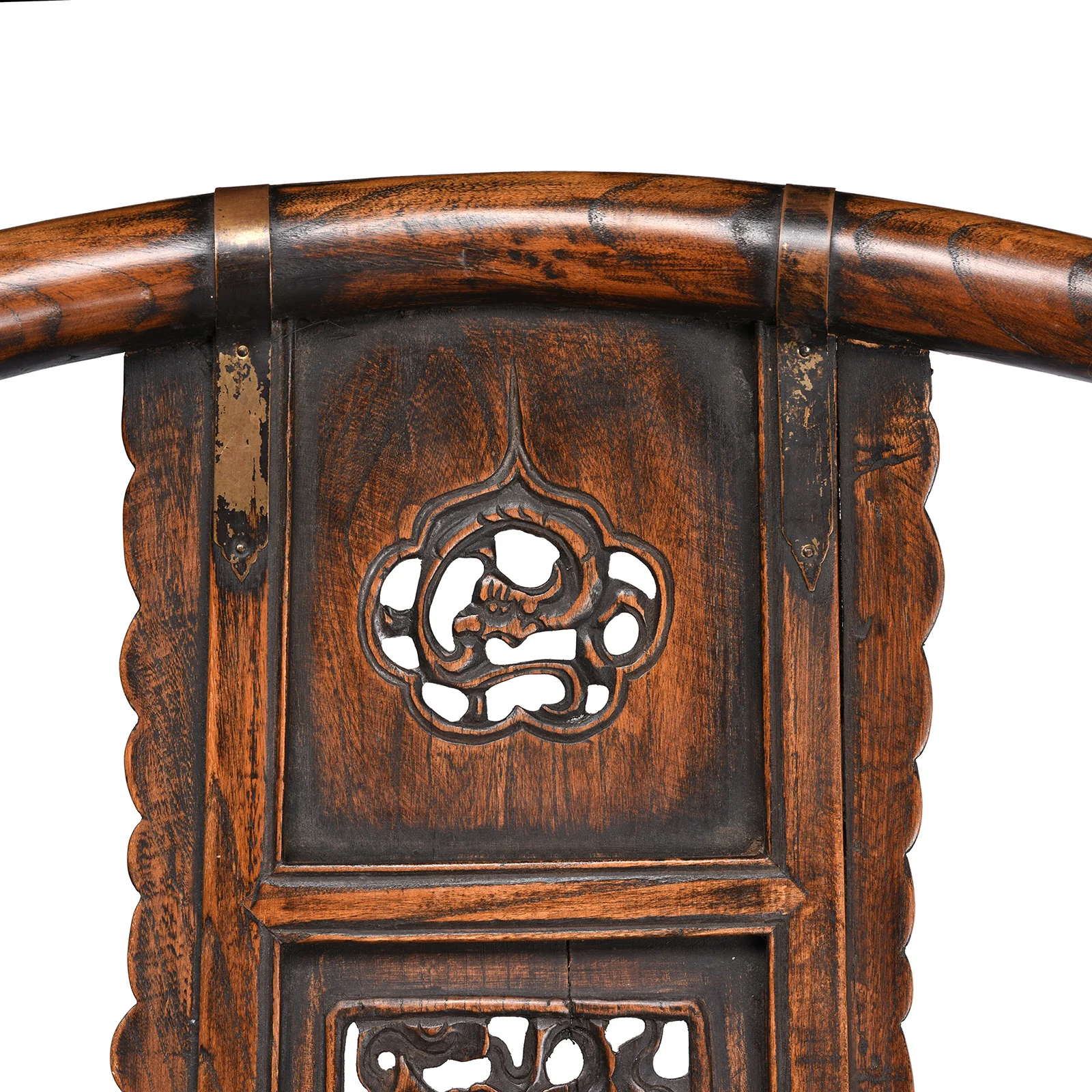Copy of a Chinese Folding Horseshoe Chair (Jiaoyi) - Image 12