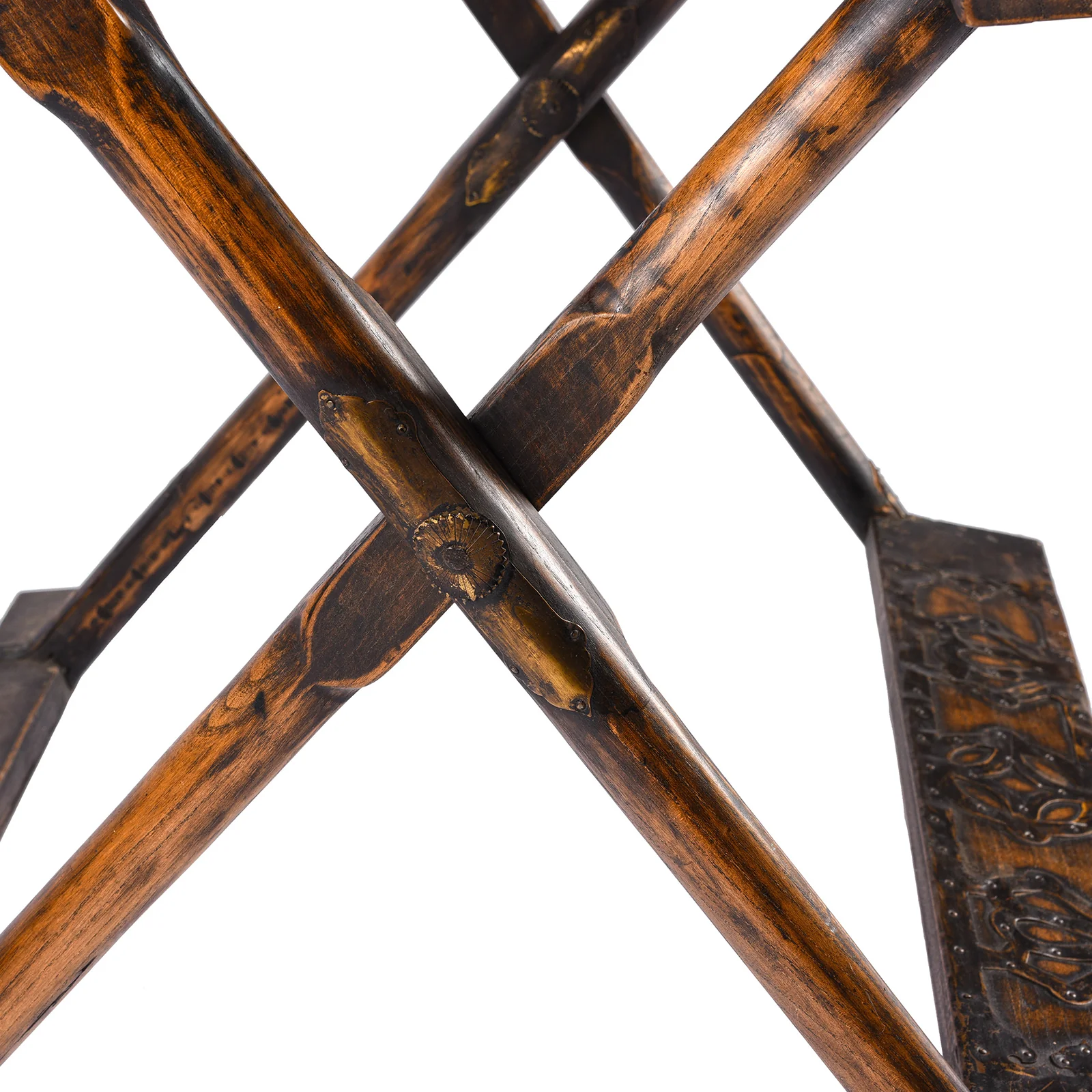Copy of a Chinese Folding Horseshoe Chair (Jiaoyi) - Image 9