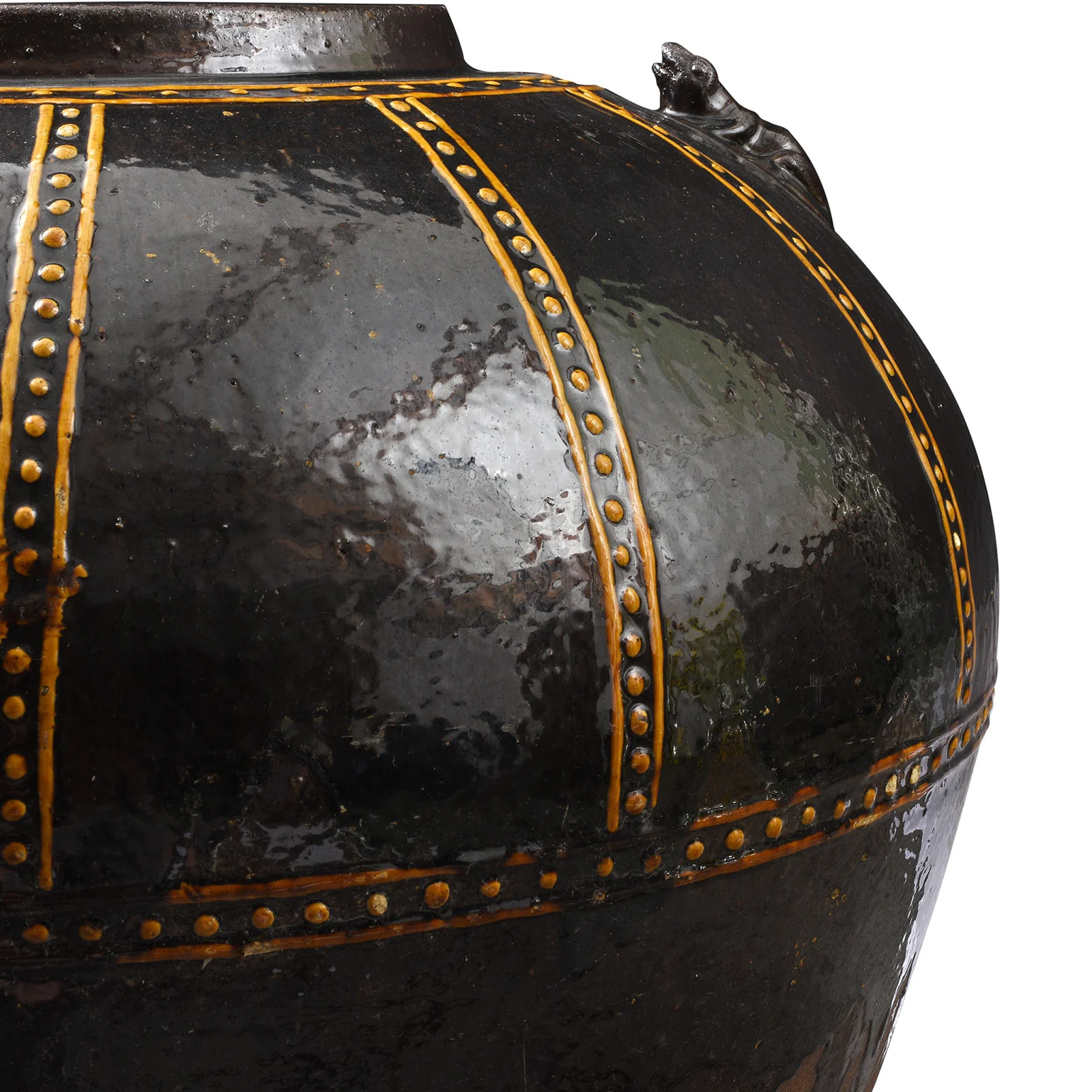 Reproduction Glazed Martaban Jar - Image 2