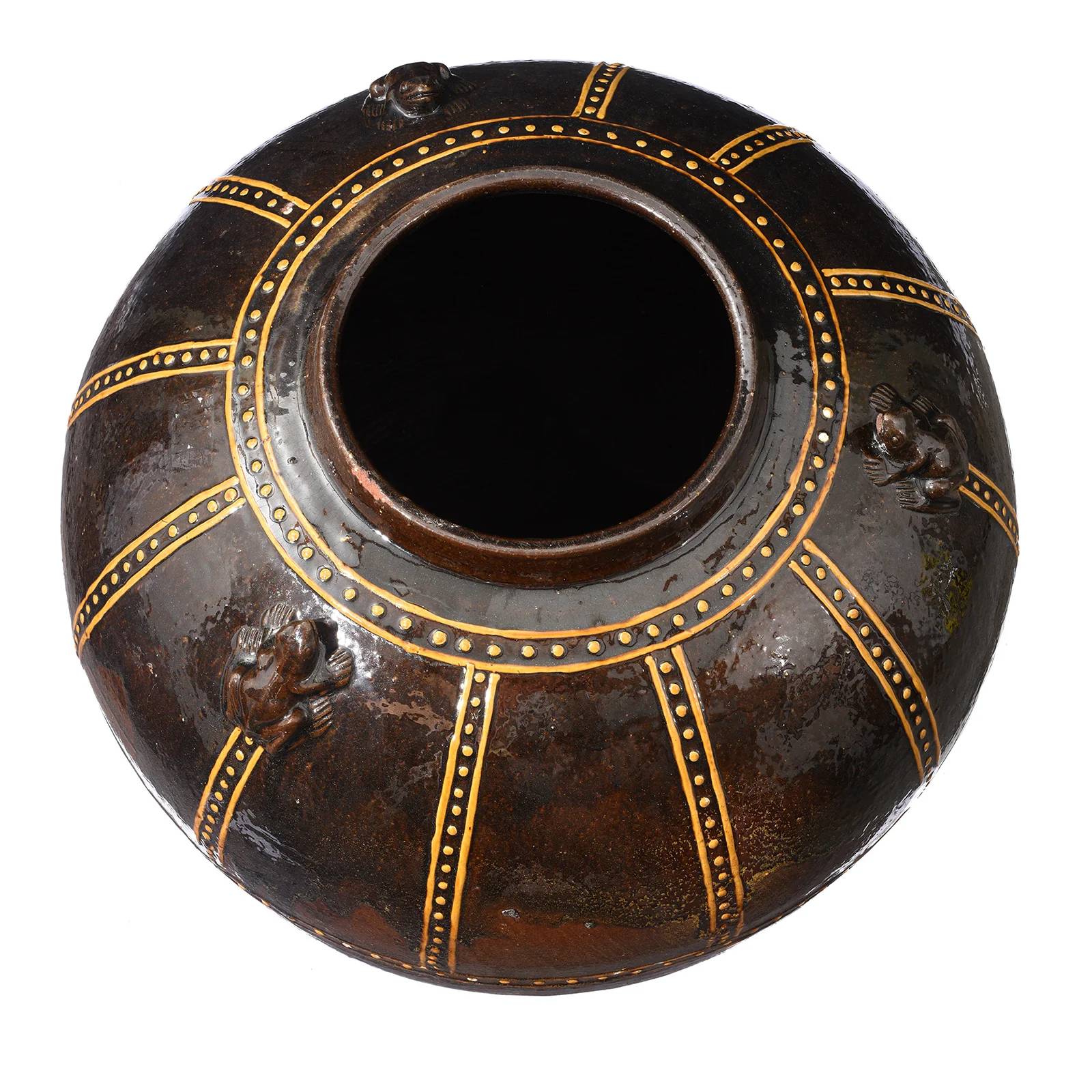Reproduction Glazed Martaban Jar - Image 3