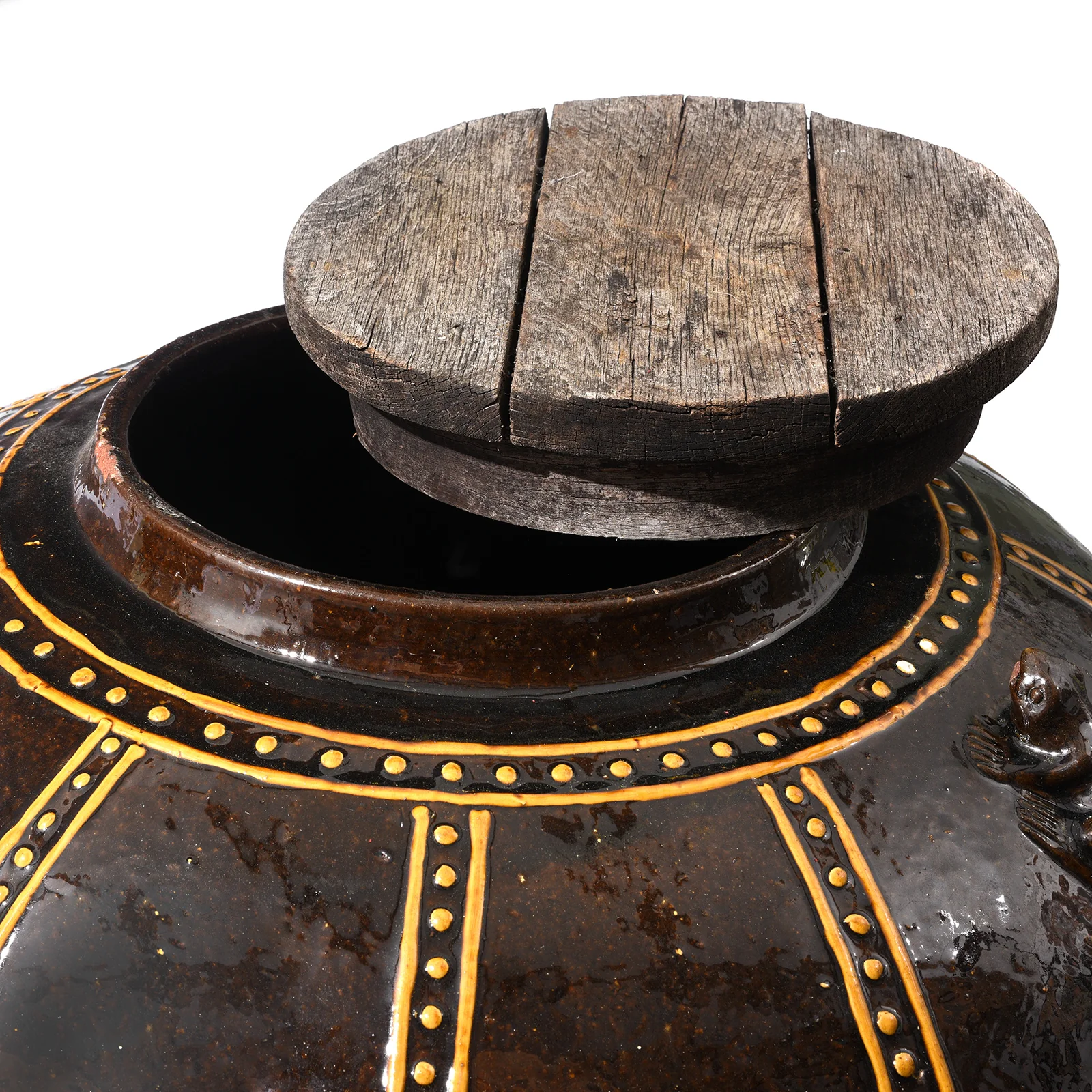 Reproduction Glazed Martaban Jar - Image 7