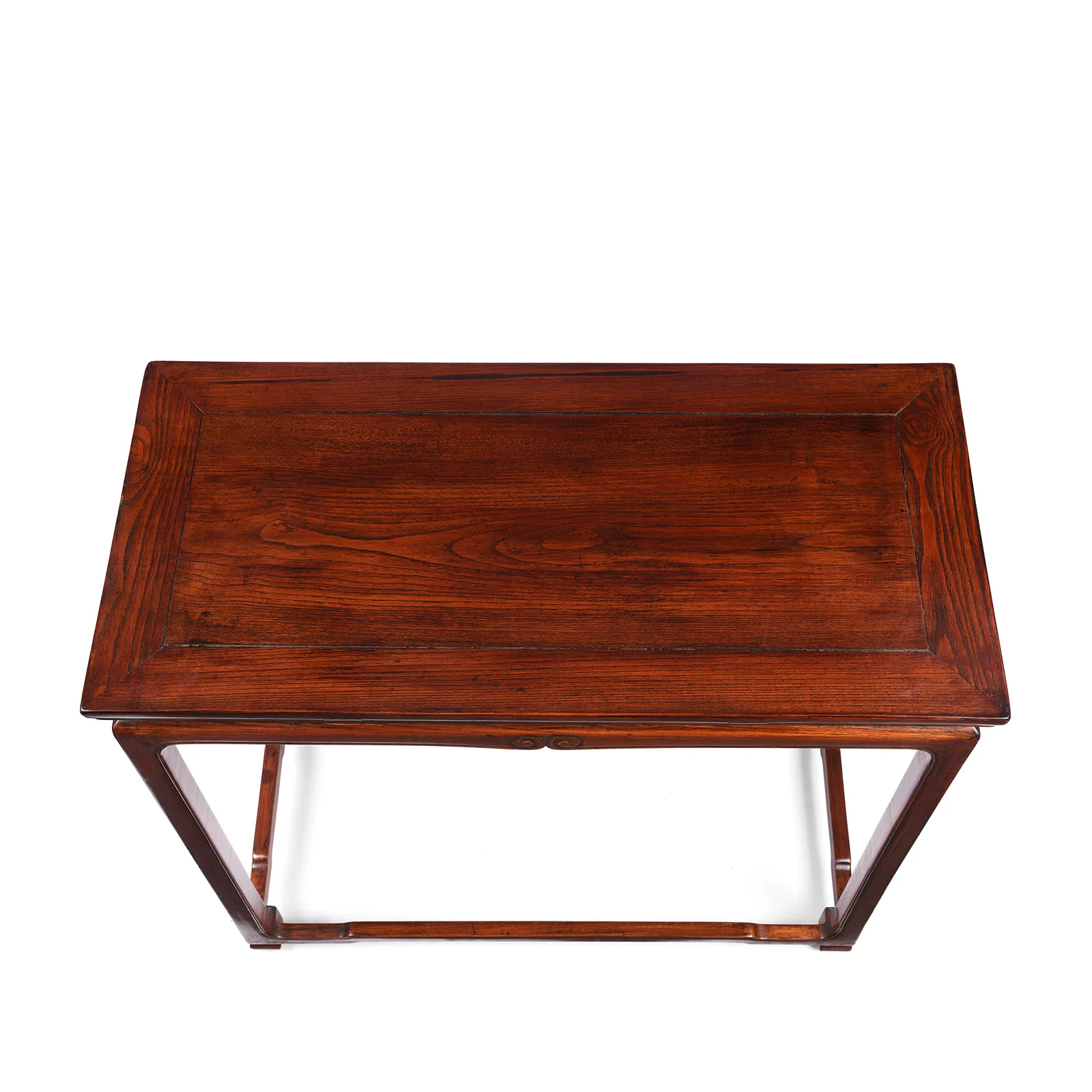 Chinese Red Elm Half Table - Late 20thC - Image 4