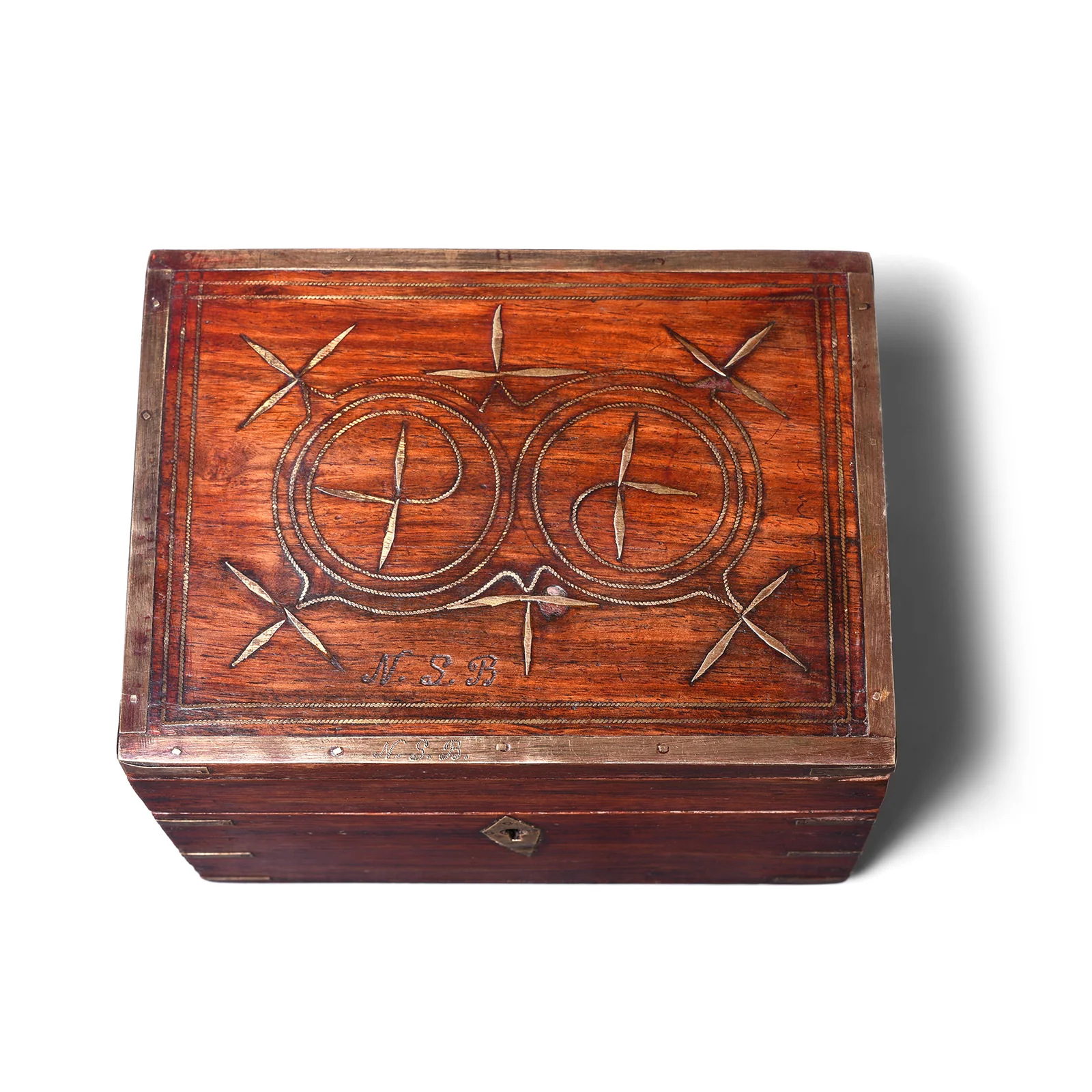Rosewood Scent Bottle Box From Lucknow - 19th Century - Image 4