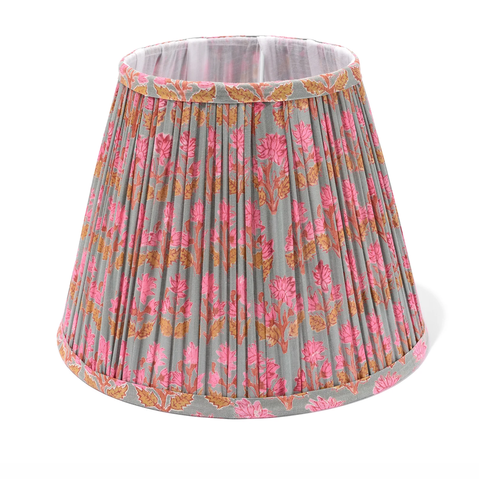 Samarkand Pink & Ochre Empire Lampshade - Image 3