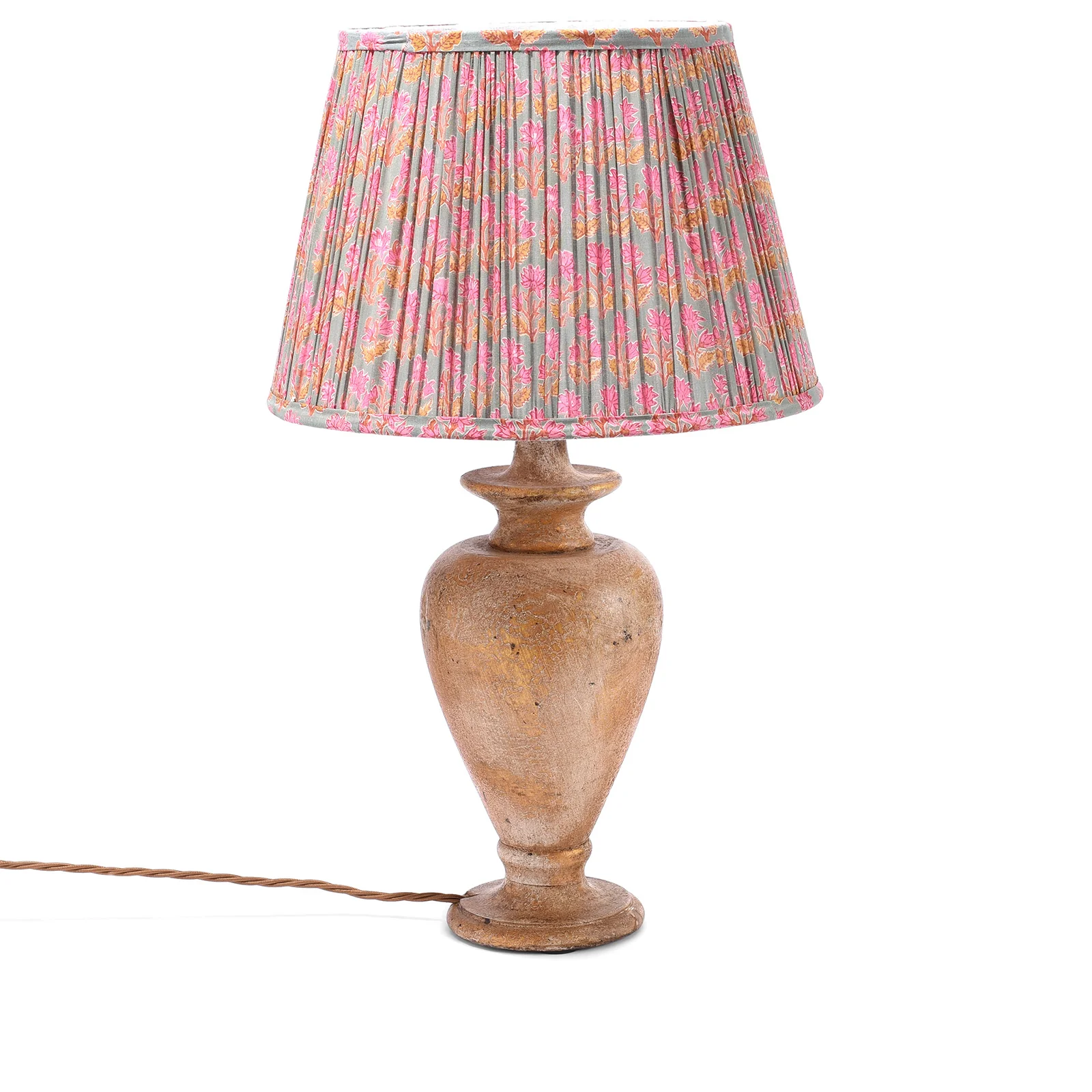 Samarkand Pink & Ochre Empire Lampshade - Image 4