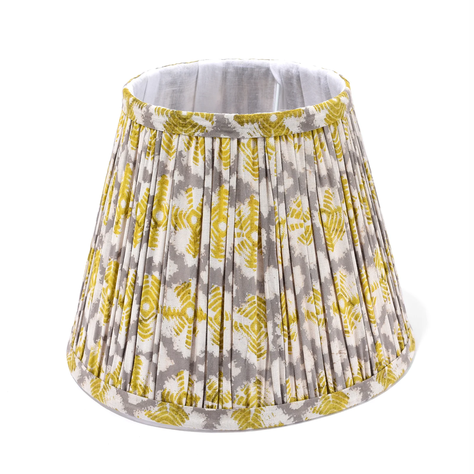 Samarkand Yellow Yoyo Cotton Empire Lampshade - Image 5