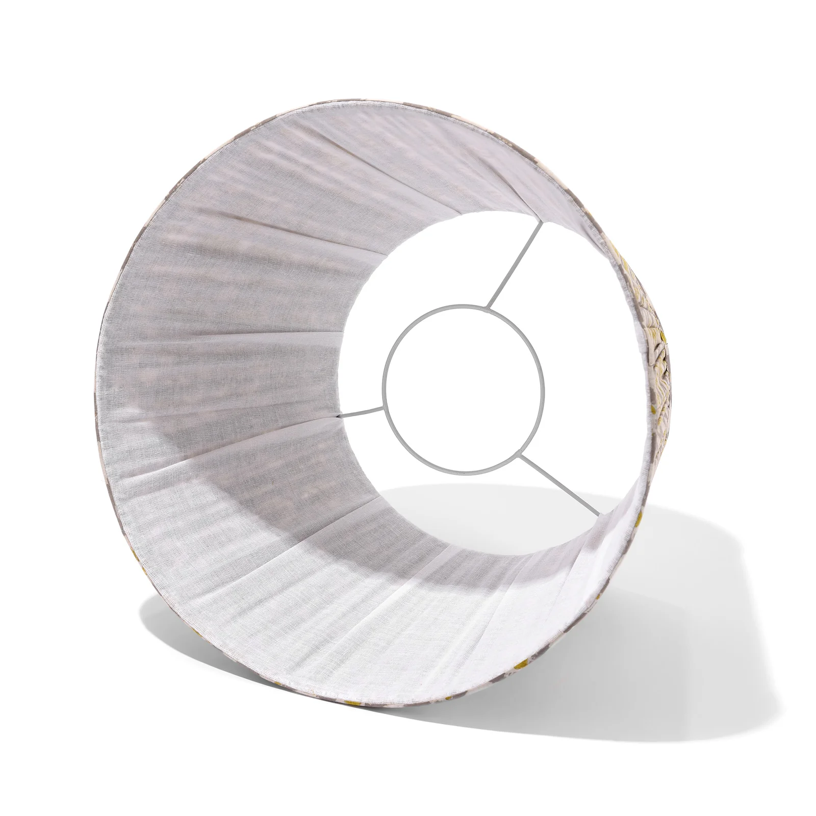 Samarkand Yellow Yoyo Cotton Empire Lampshade - Image 7