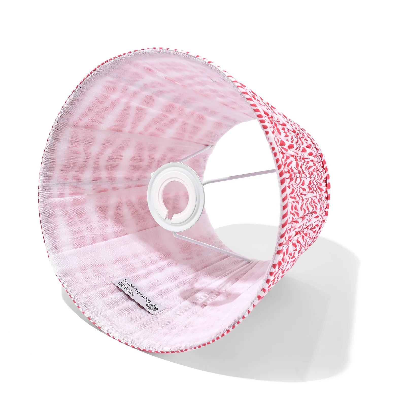 Samarkand Yellow Yoyo Cotton Empire Lampshade - Image 8