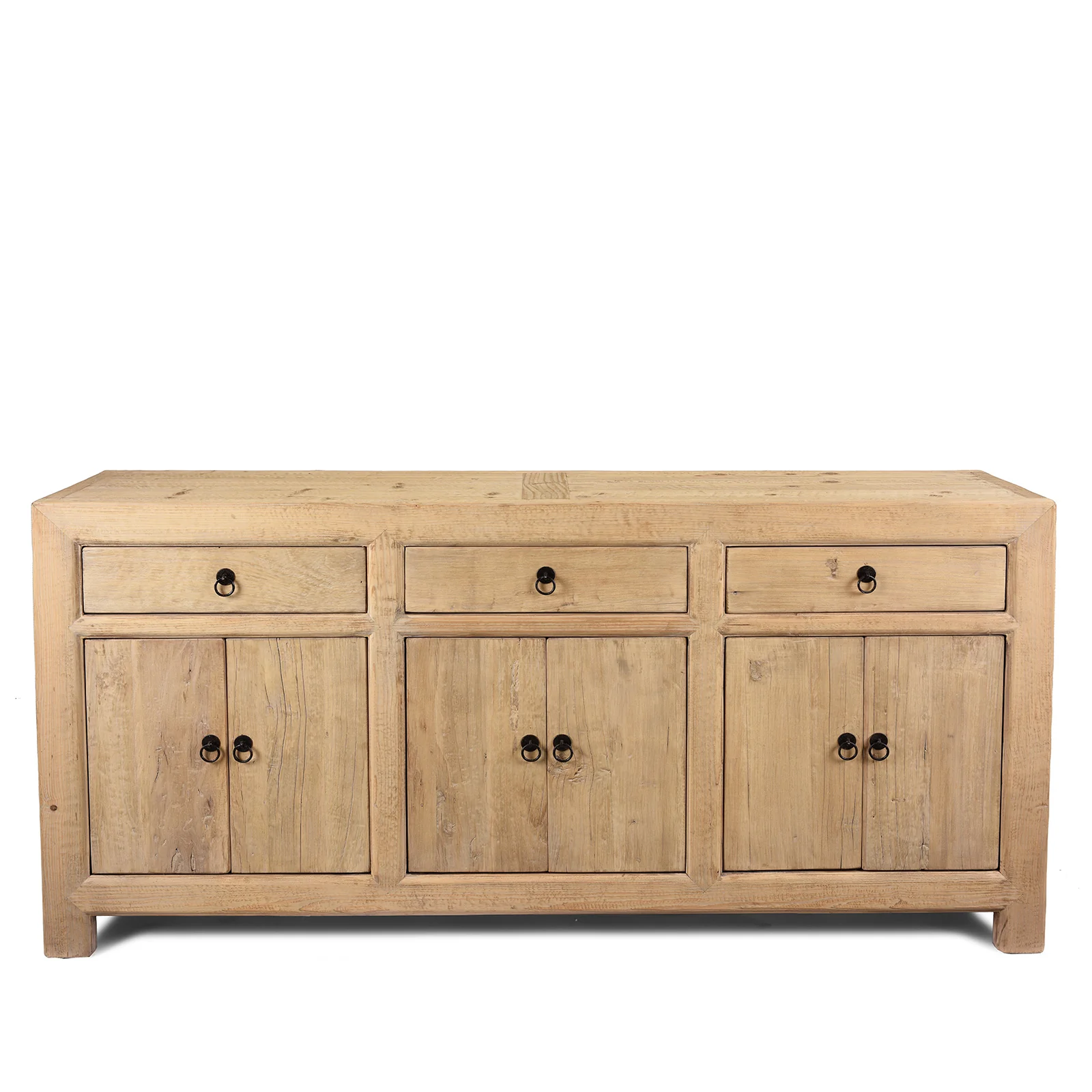Mongolian Style Sideboard Made From Sunbleached Wood
