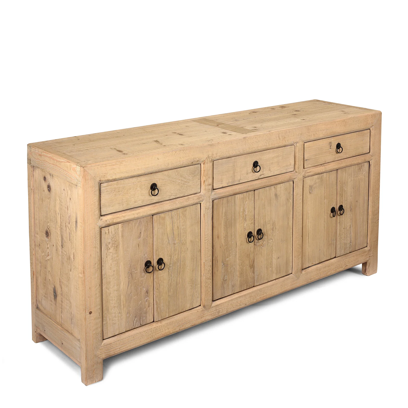 Mongolian Style Sideboard Made From Sunbleached Wood - Image 4