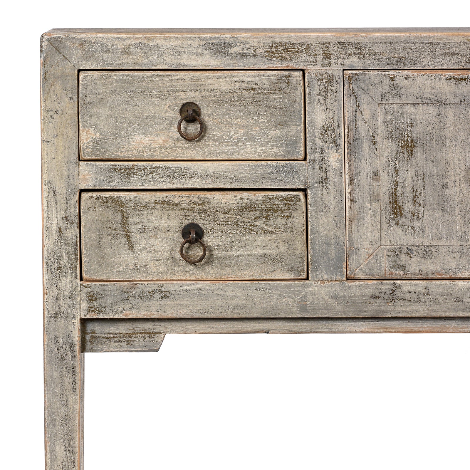 Grey Painted Shandong Style Ladies Console - Image 2