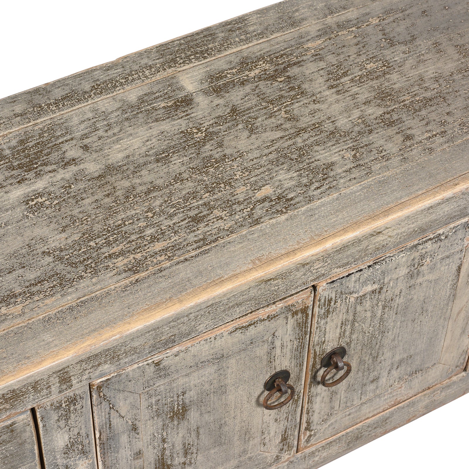 Grey Painted Shandong Style Ladies Console - Image 6