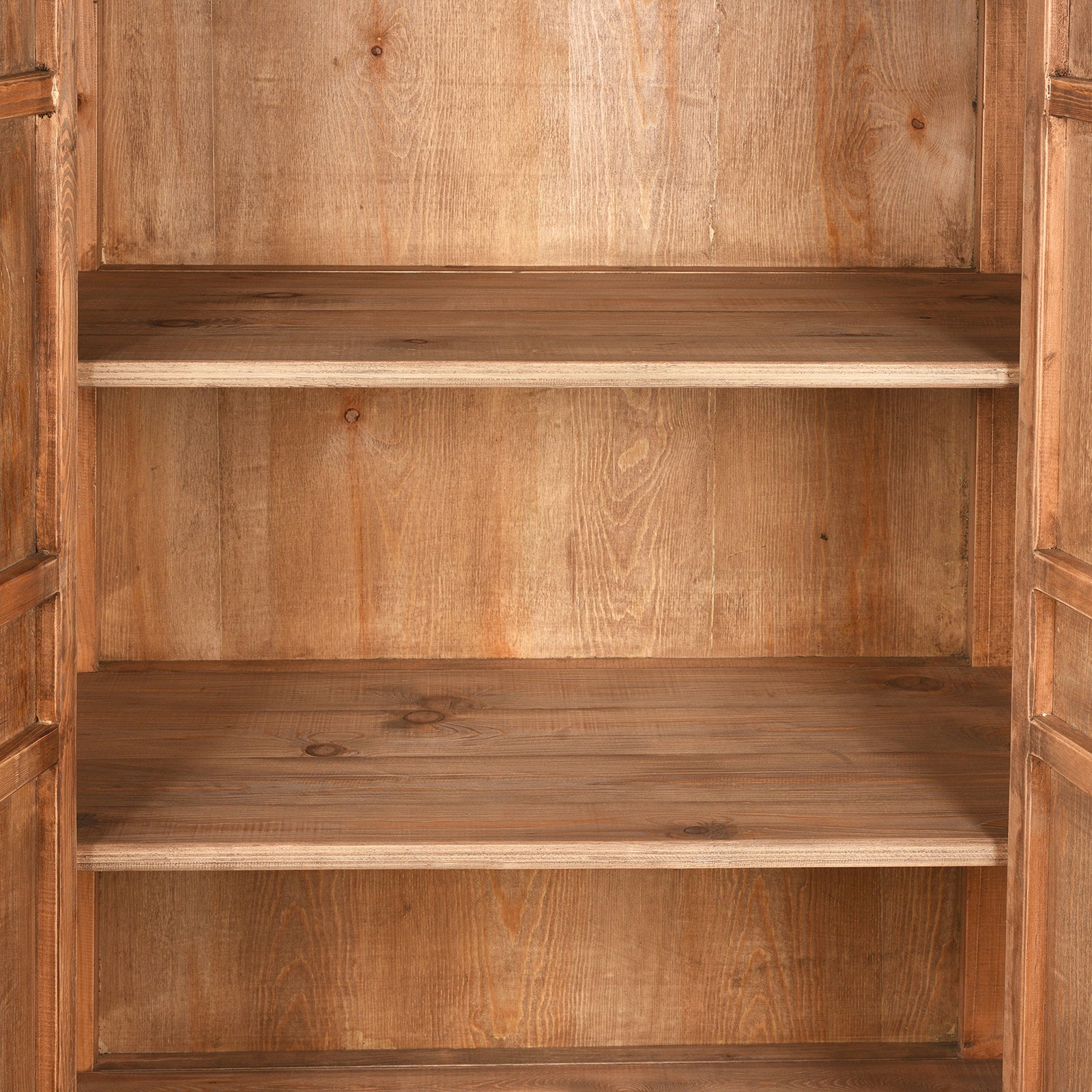 Green Painted Cabinet Made From Old Pine - Image 5