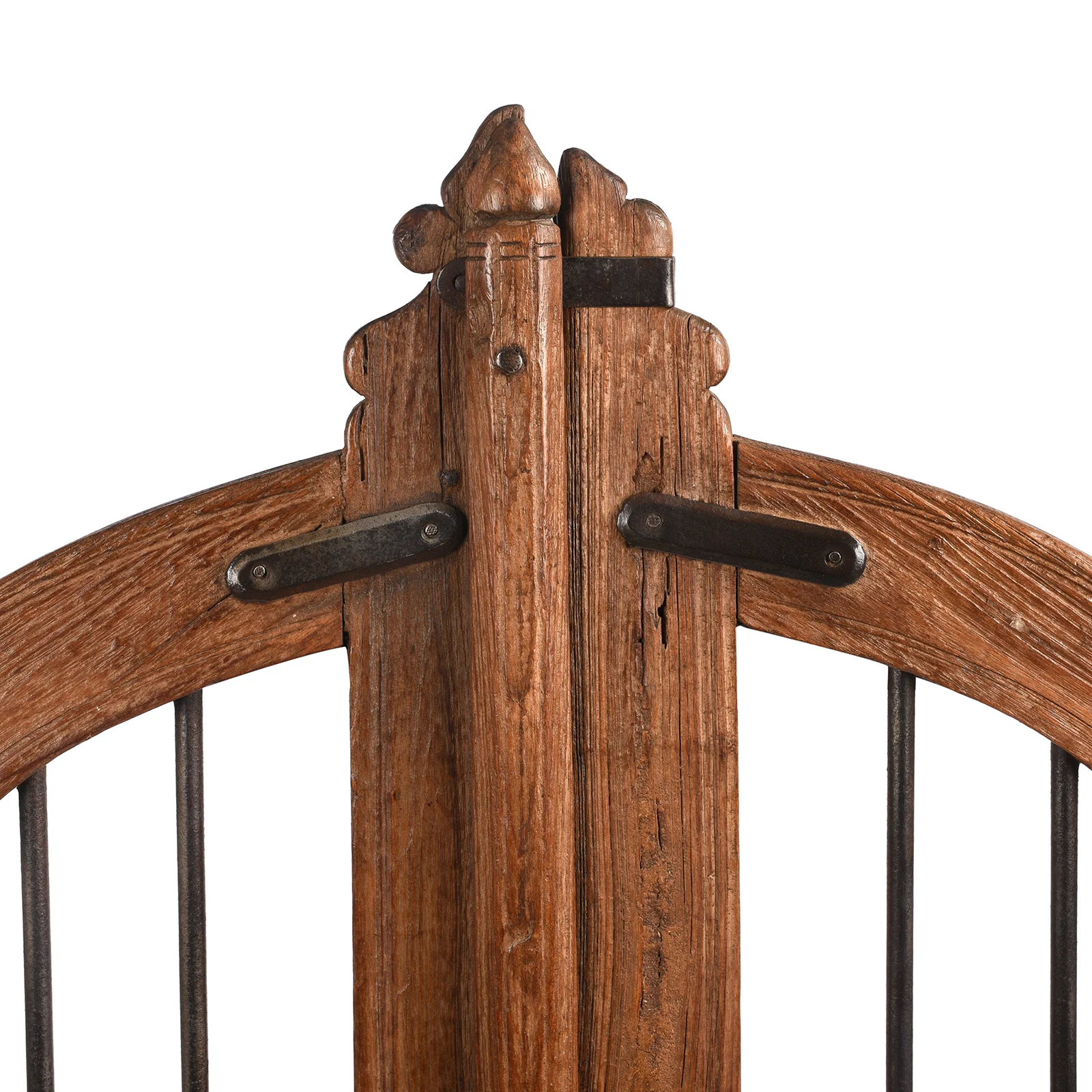 Teak Dog Gate From Gujarat - 19th Century - Image 2