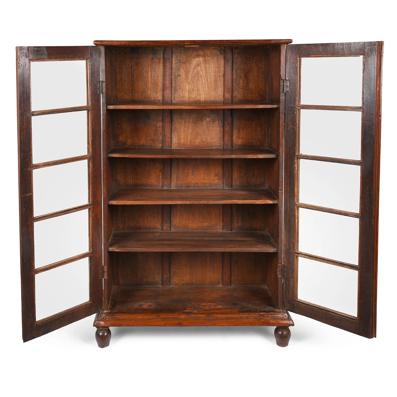 Anglo-Indian Glazed Book Cabinet From Gujarat - 19th Century - Image 2