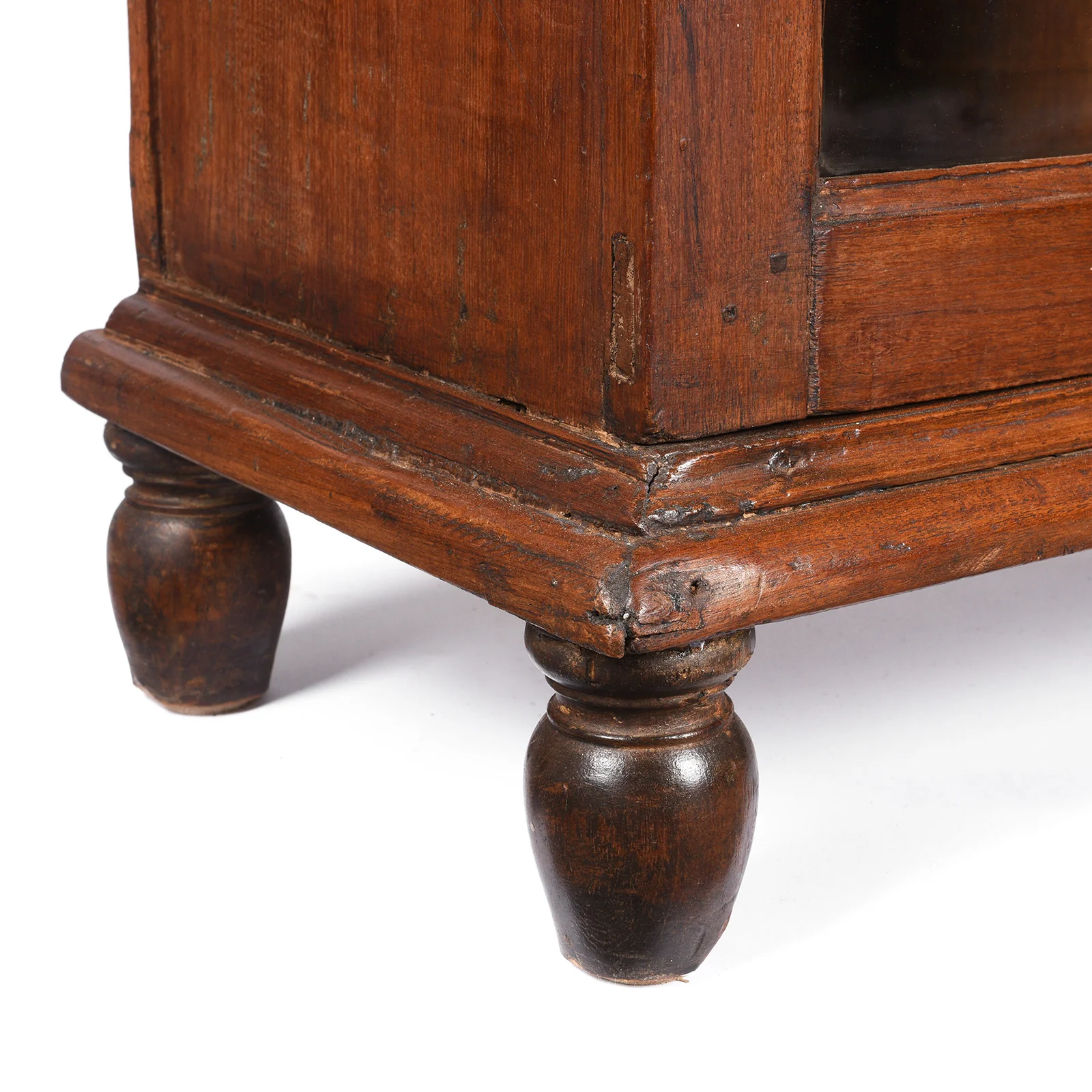 Anglo-Indian Glazed Book Cabinet From Gujarat - 19th Century - Image 4