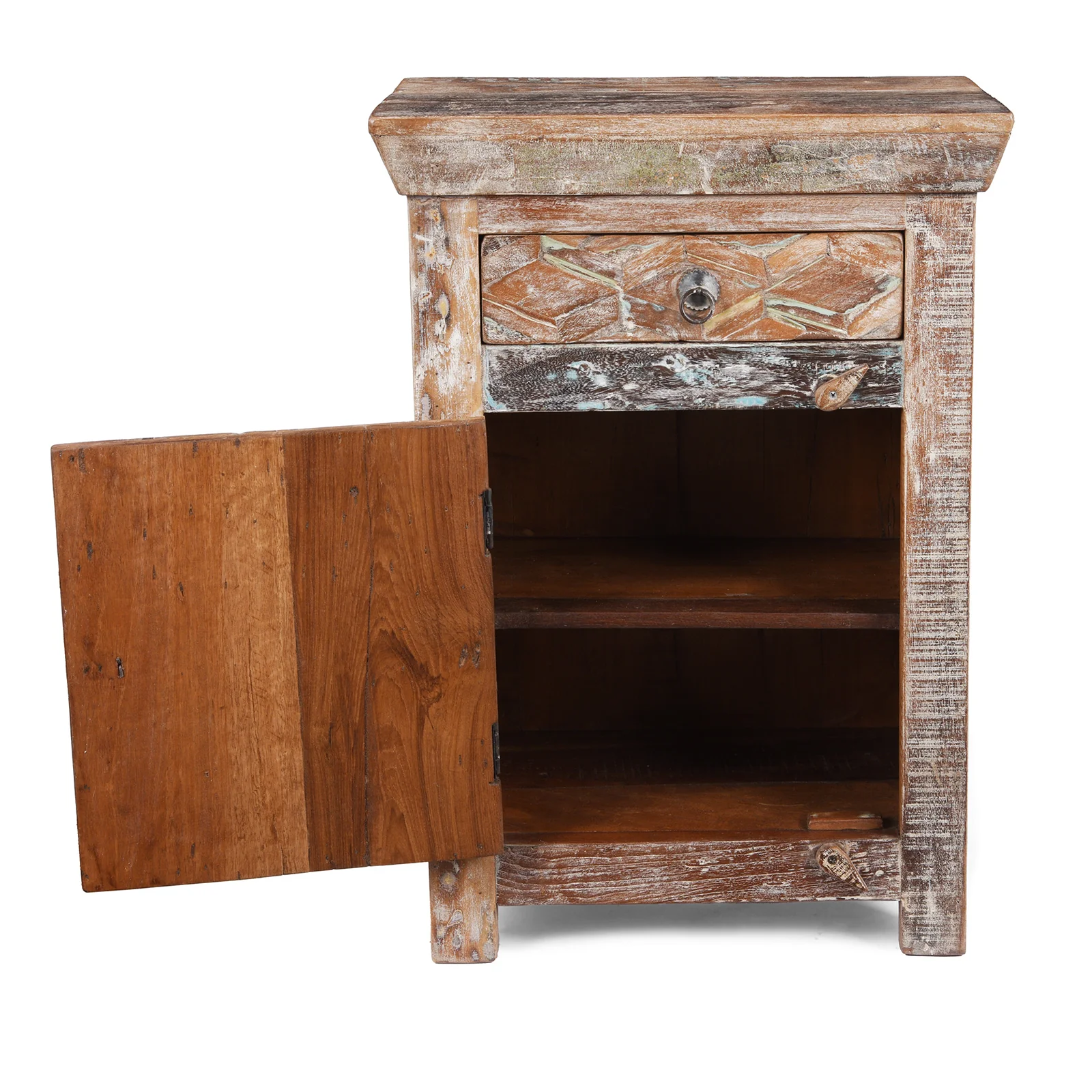 Bedside Cabinets Made From Reclaimed Teak - Image 10